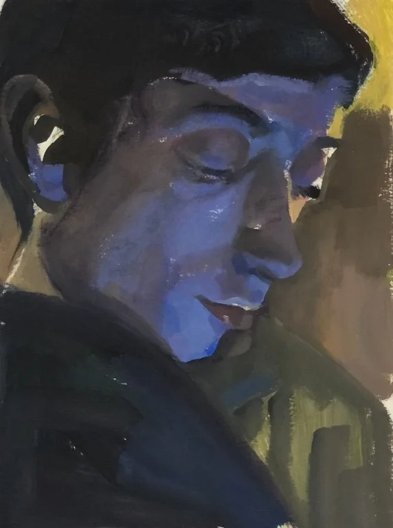 mara 
21 x 29.7 cm
oil on paper