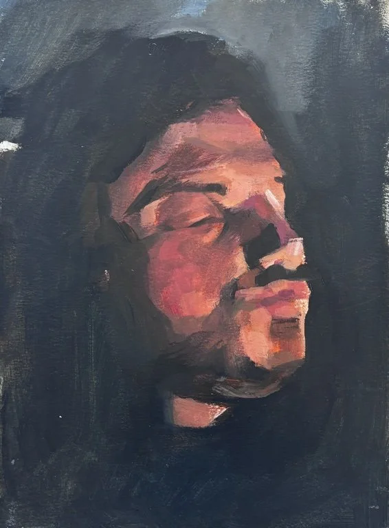 fr red
21 x 29.7 cm
oil on paper