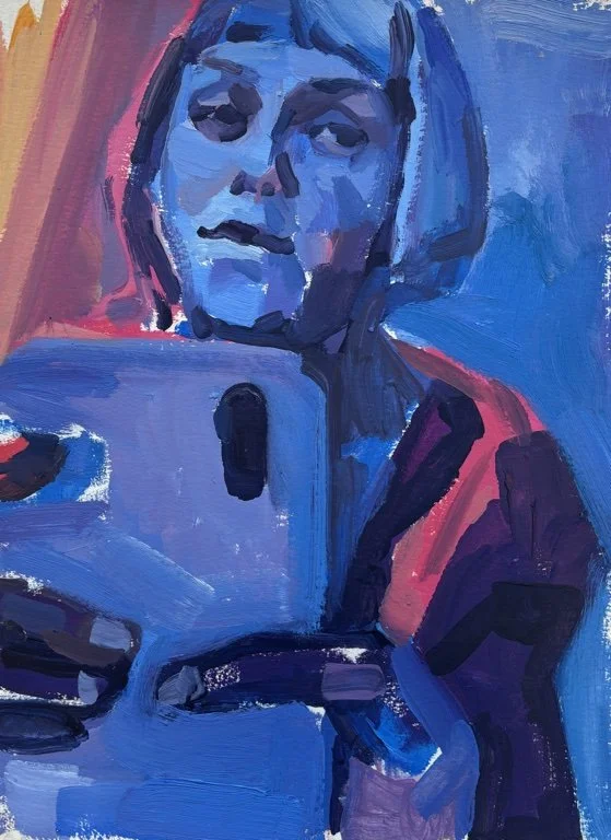 selfie
21 x 29.7 cm
oil on paper