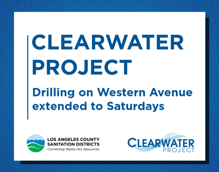 Drilling on Western Avenue Extended to Saturdays