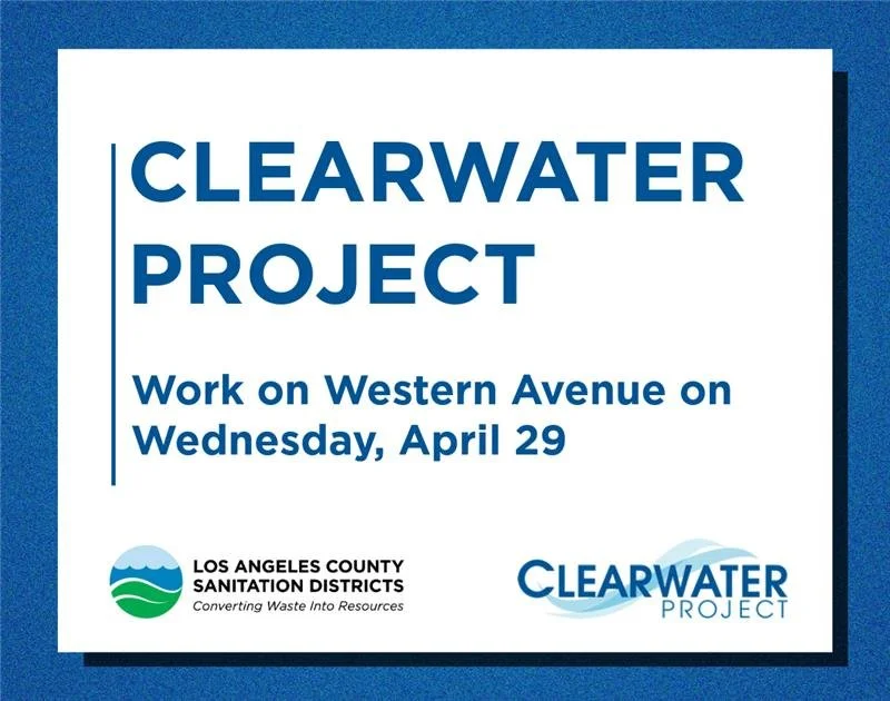 Traffic Notice for Western Avenue on Wednesday, April 29