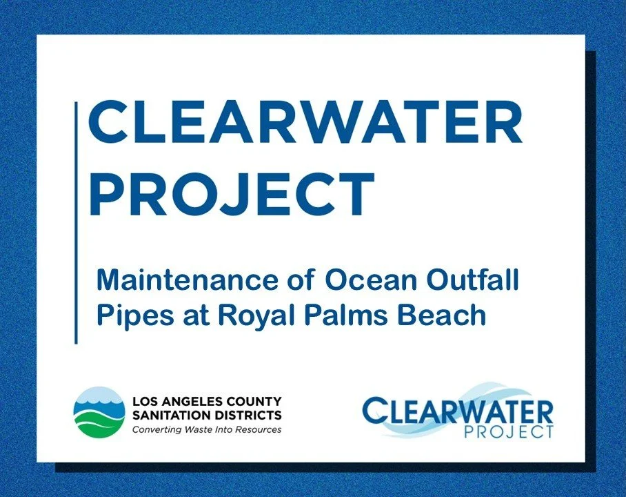 Upcoming Maintenance of Ocean Outfall Pipes at Royal Palms Beach