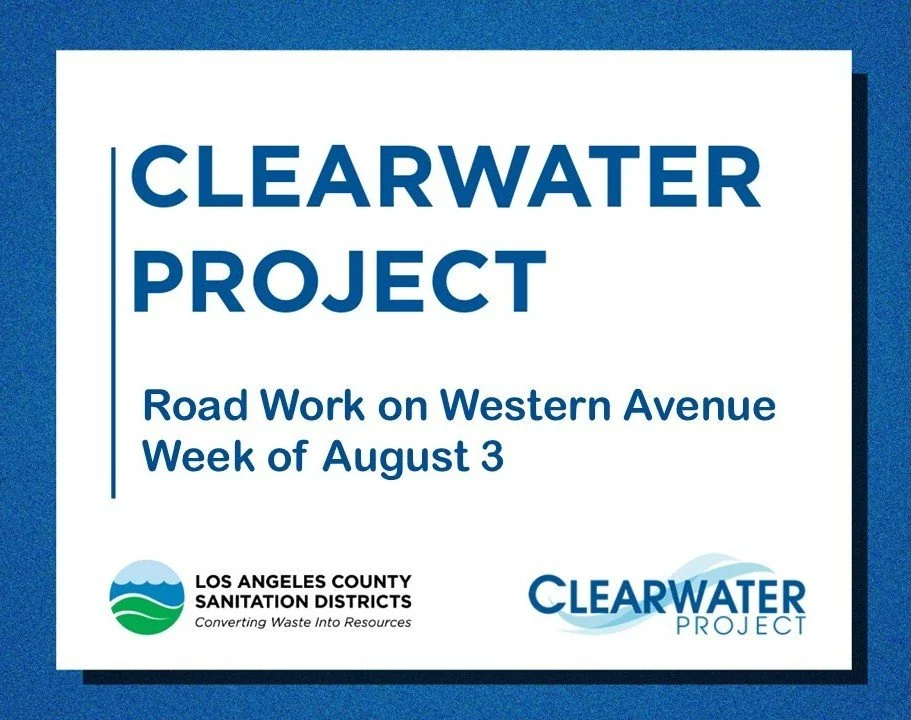 Traffic Notice for Western Avenue for Week of August 3