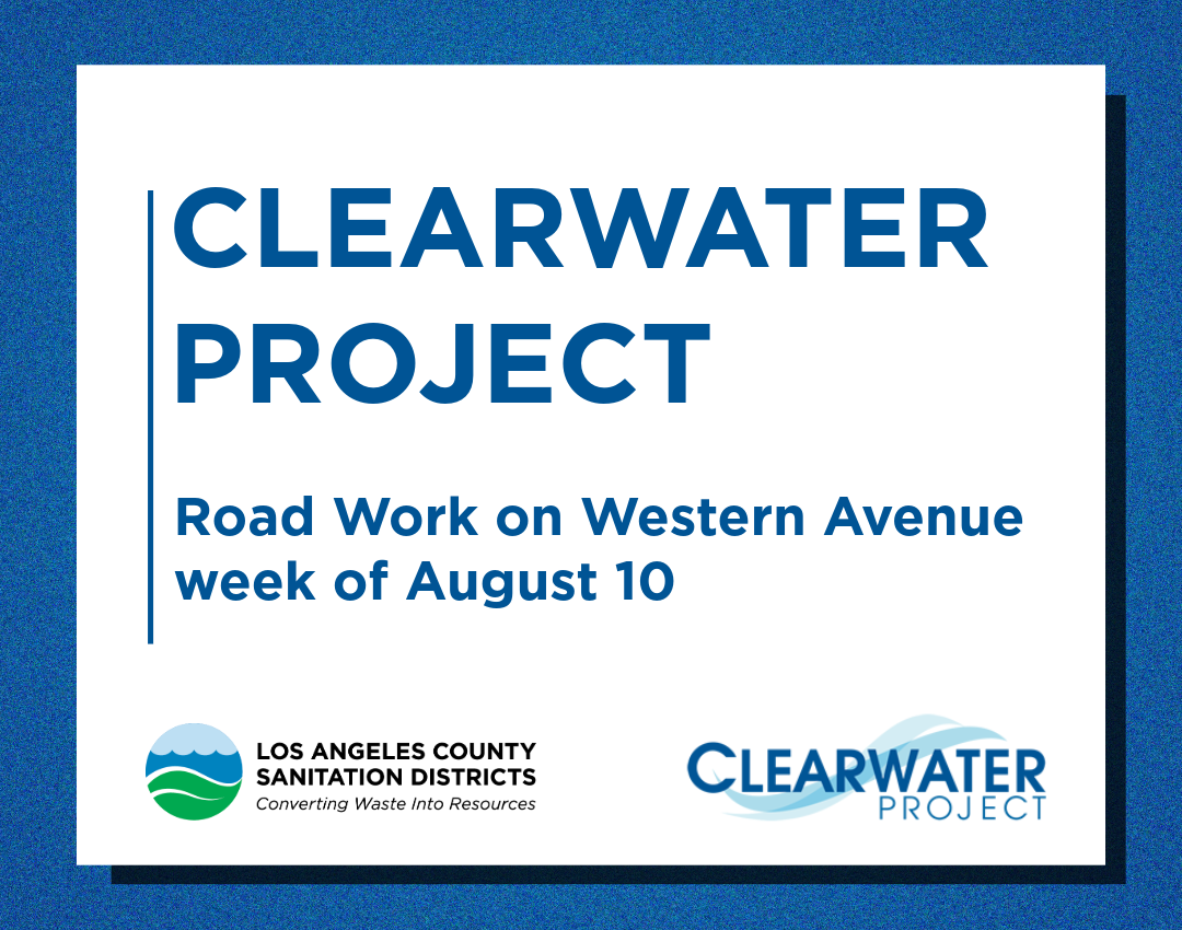 Traffic Notice for Western Avenue for Week of August 10