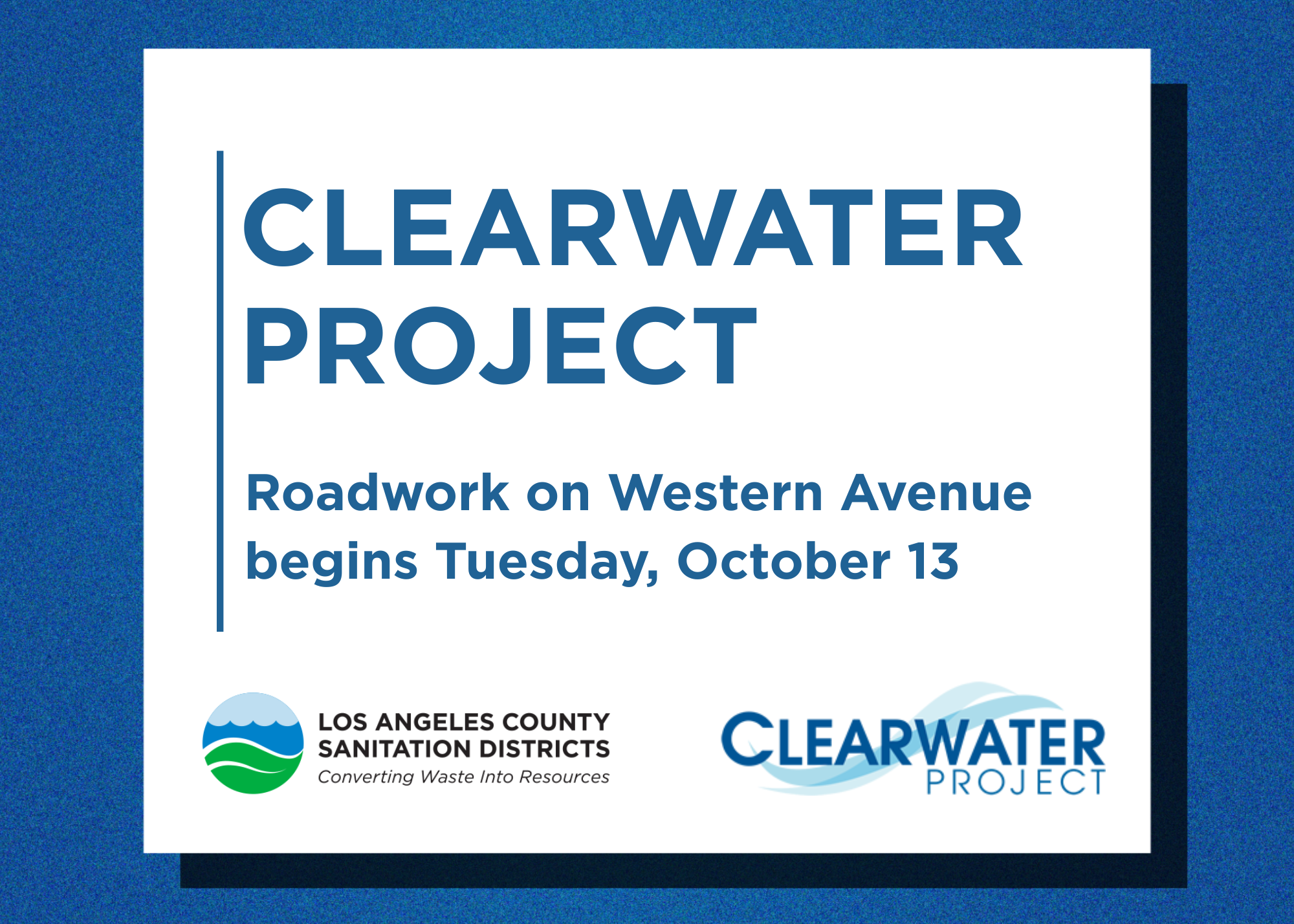 Traffic Update for Western Avenue Beginning October 13, 2026