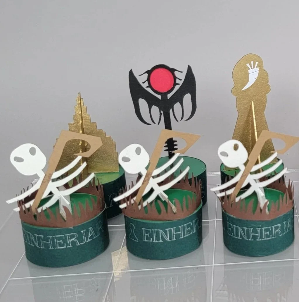 Collaboration: Norse and Greek Chess Set