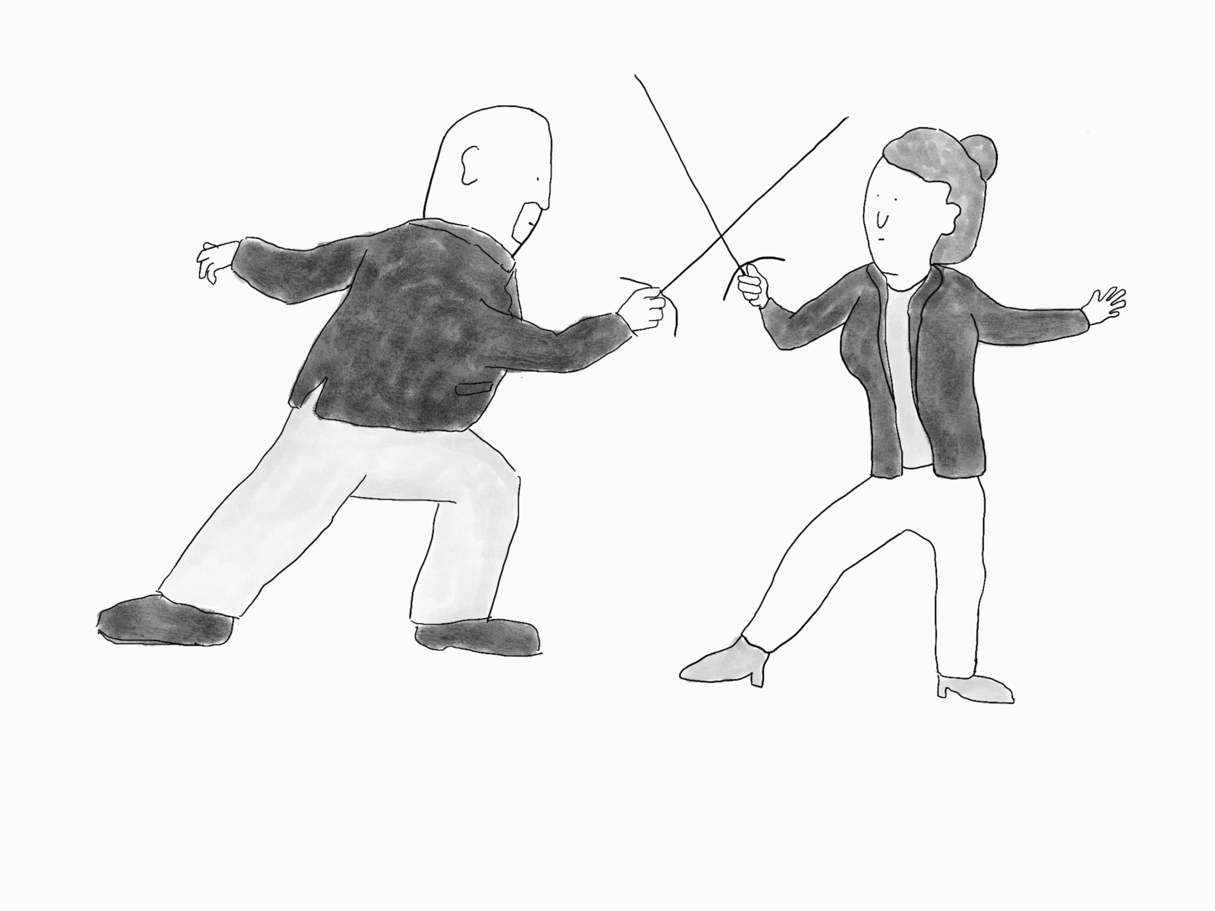 Two people experiencing the same interaction differently
