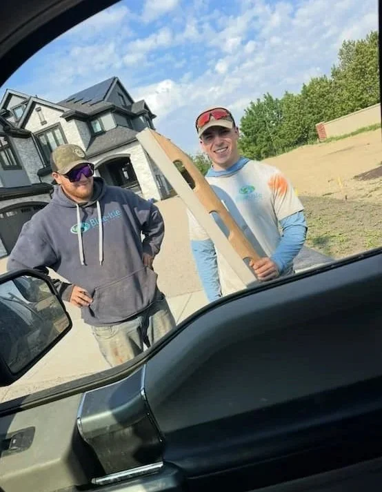 Getting ready to screed