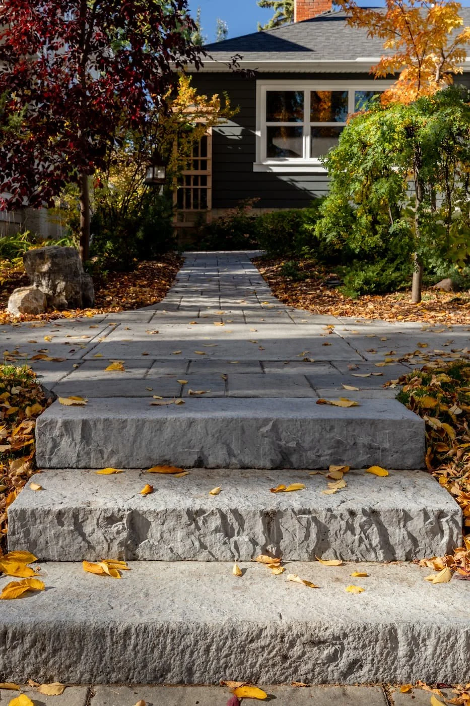 Grey Dimensional steps and pathway