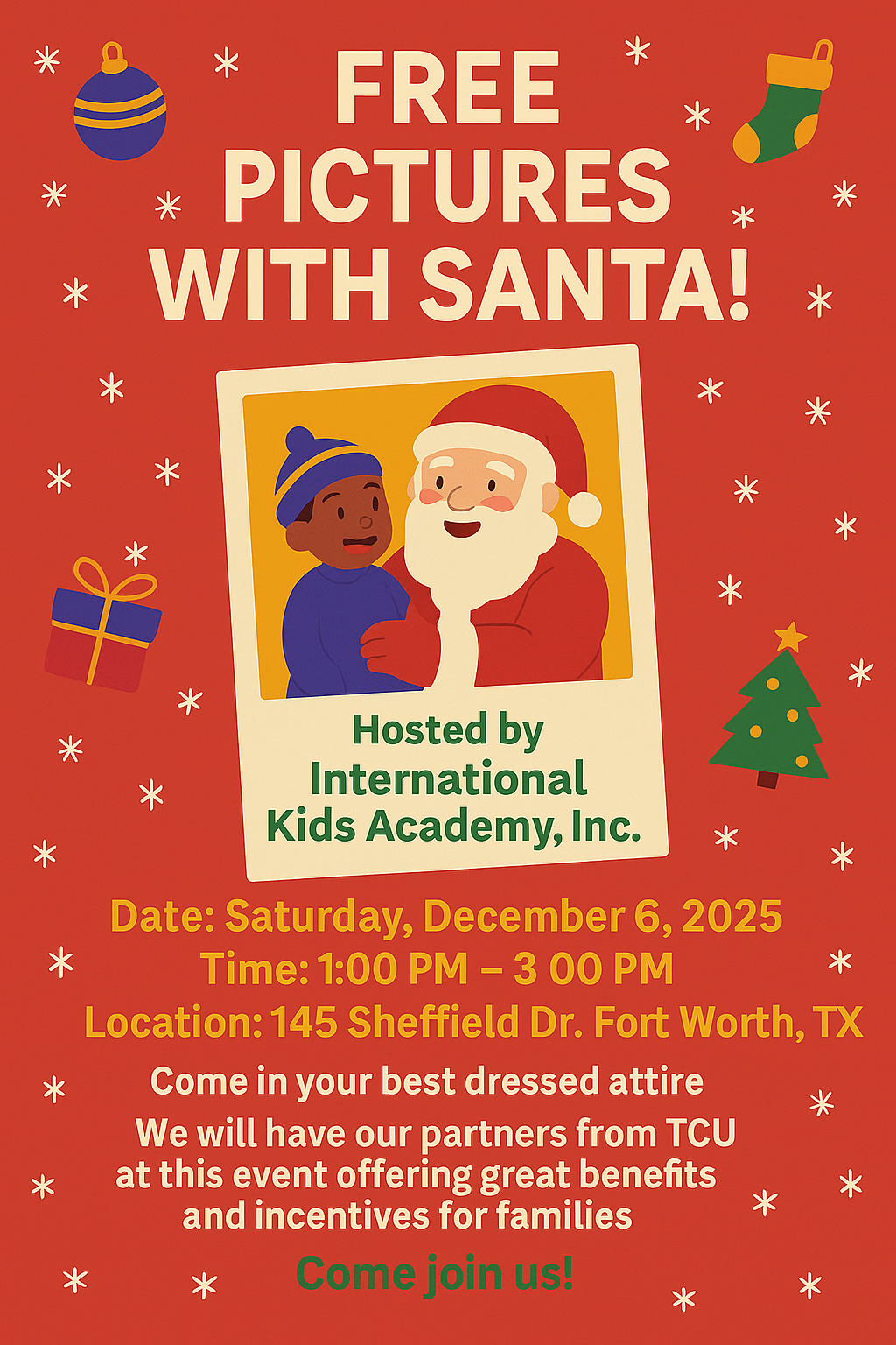 Free Pictures with Santa
