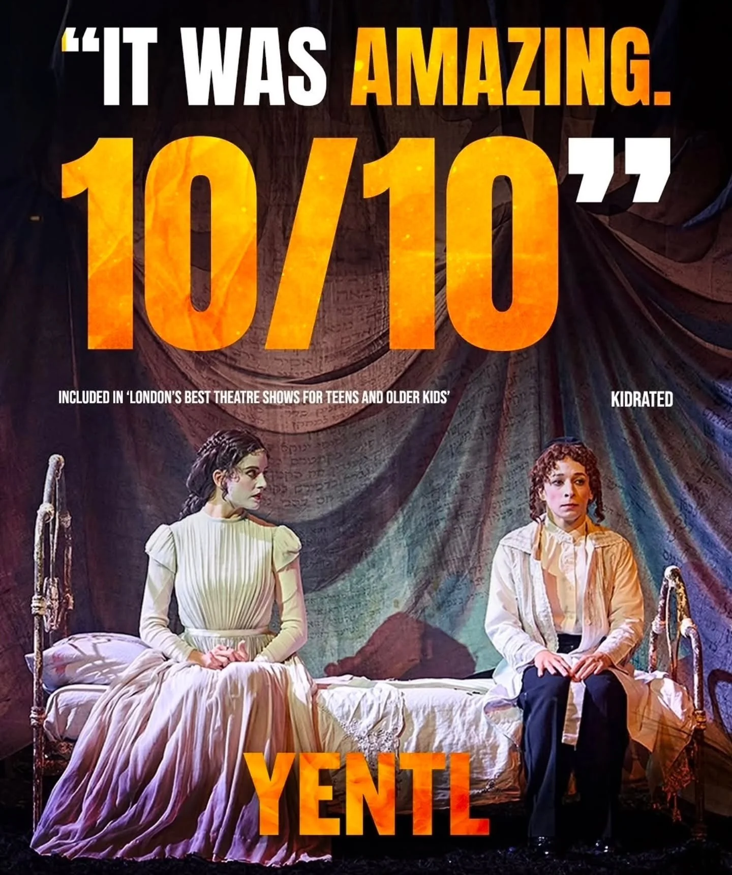 Happy World Theatre Day 🎭&nbsp;

Celebrate by snapping up our special offer of 20% off tickets fo Yentl on Monday 31 March - including access to an exclusive post-show Q&amp;A with the cast! 

This five-star production, which sold out at the Sydney 