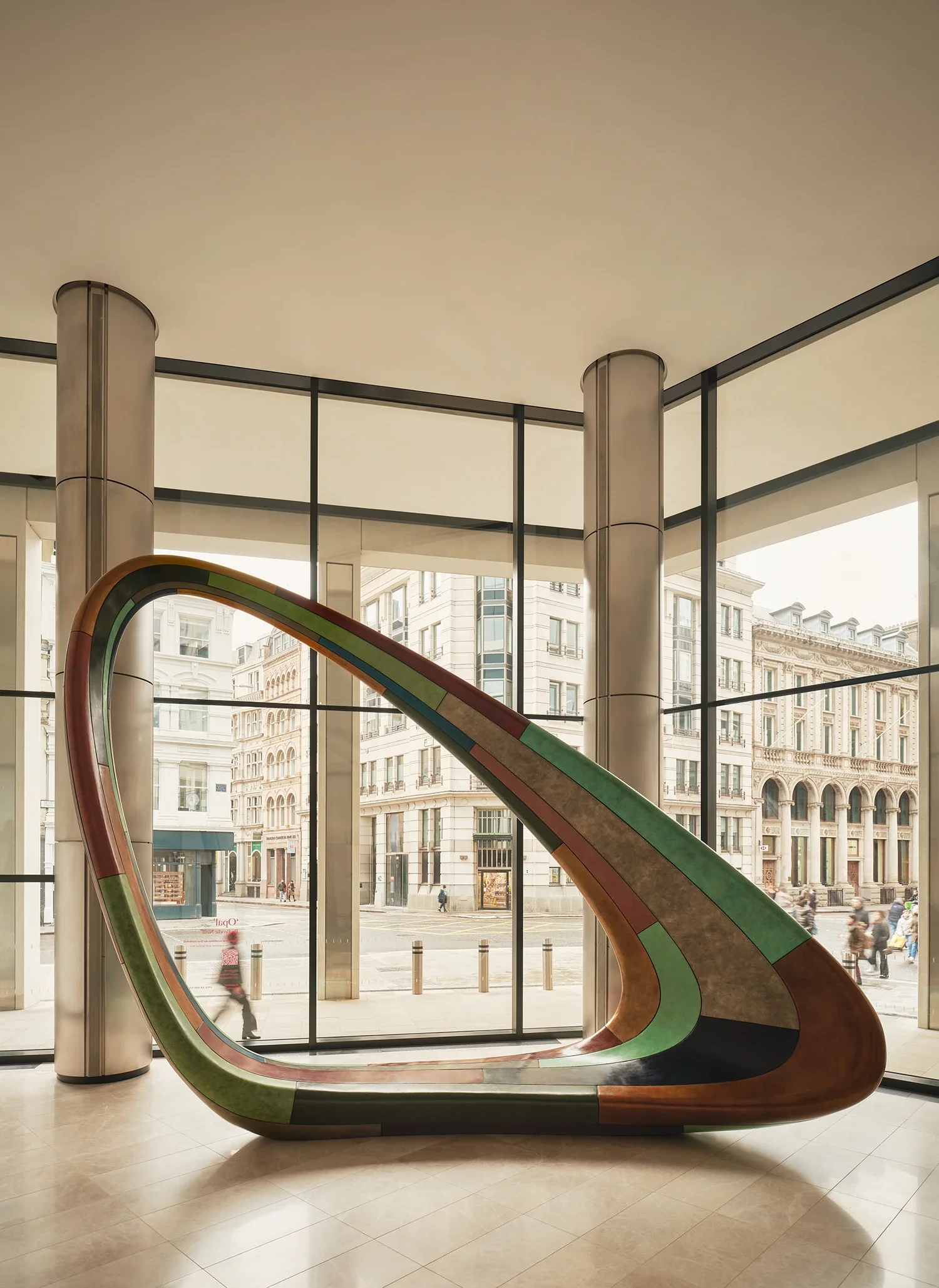 Tasmanian-born artist Brodie Neill unveils monumental public artwork, Opal, in the City of London