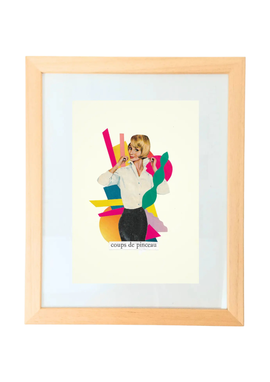 COUPS DE PINCEAU – Collage Original