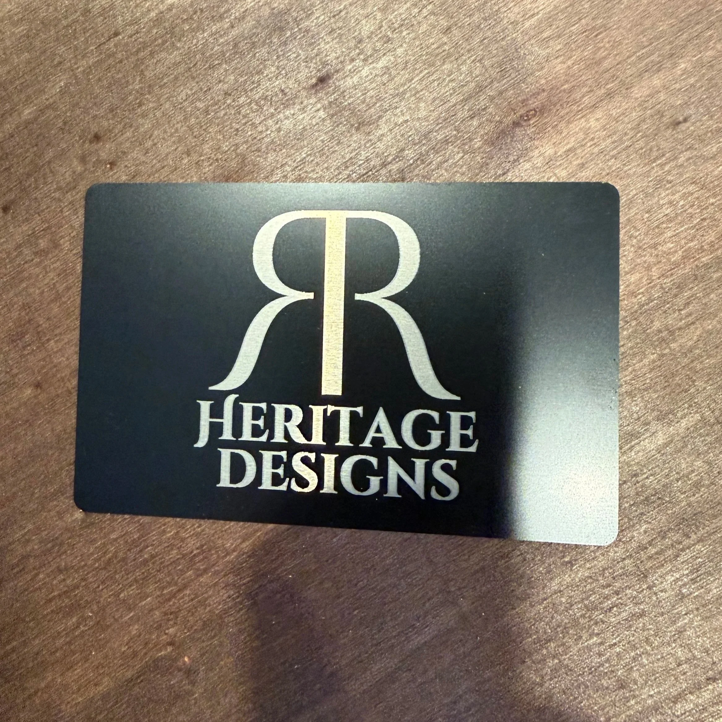 Business Card Design and Engraving
