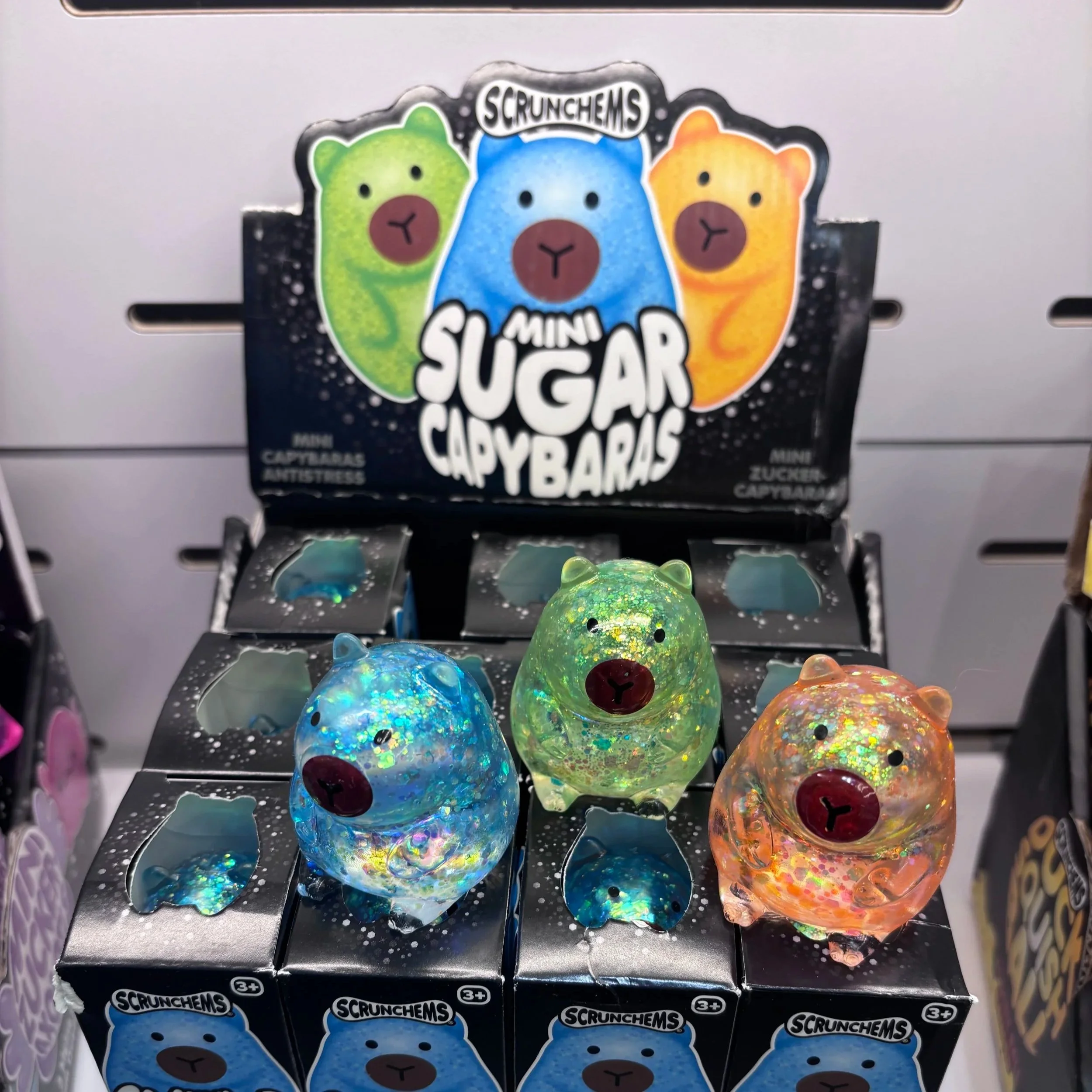 Squishy sticky sugar capybaras from One for Fun