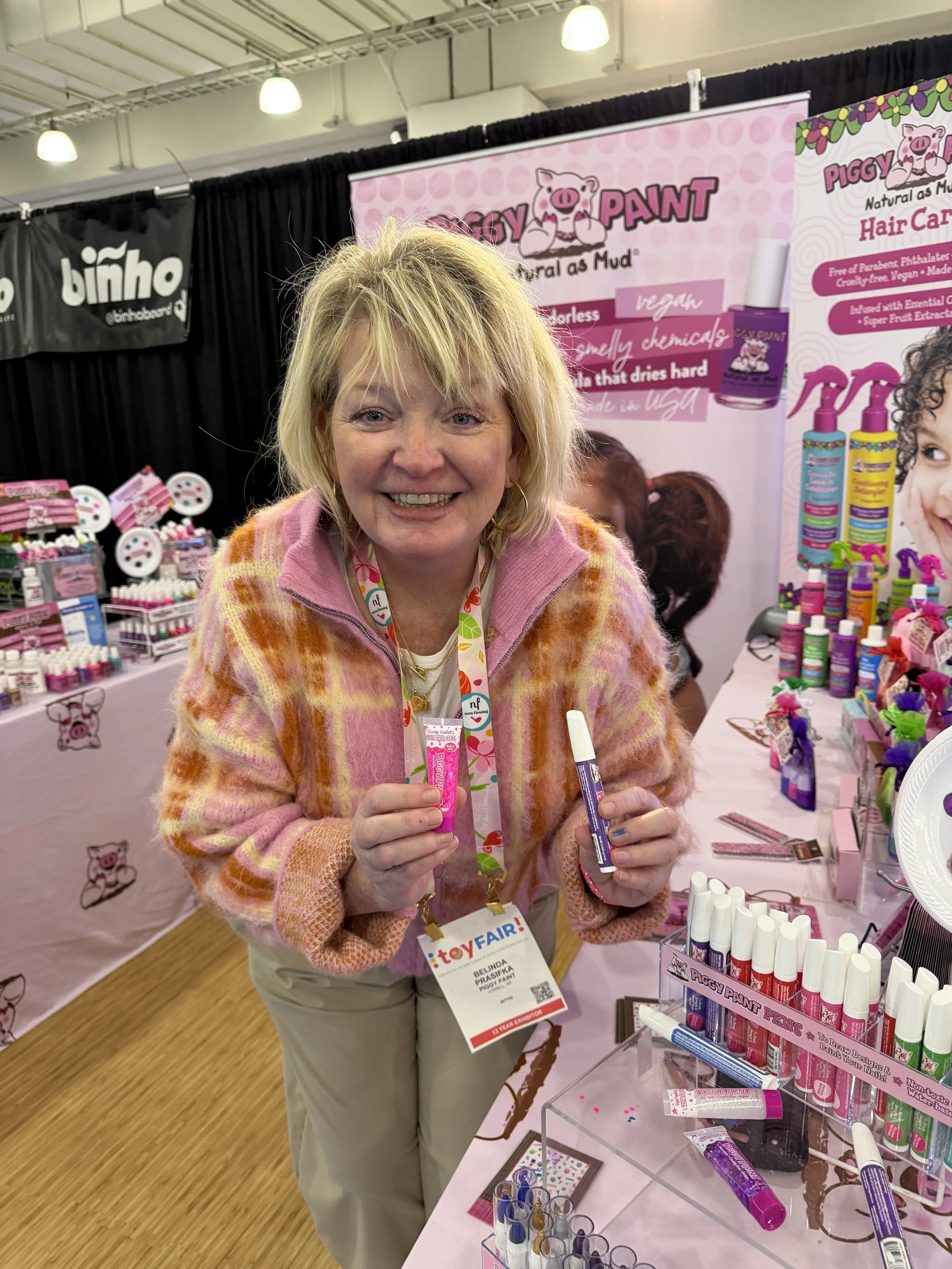 Safely paint your nails, your skin, your hair...with Piggy Paint!