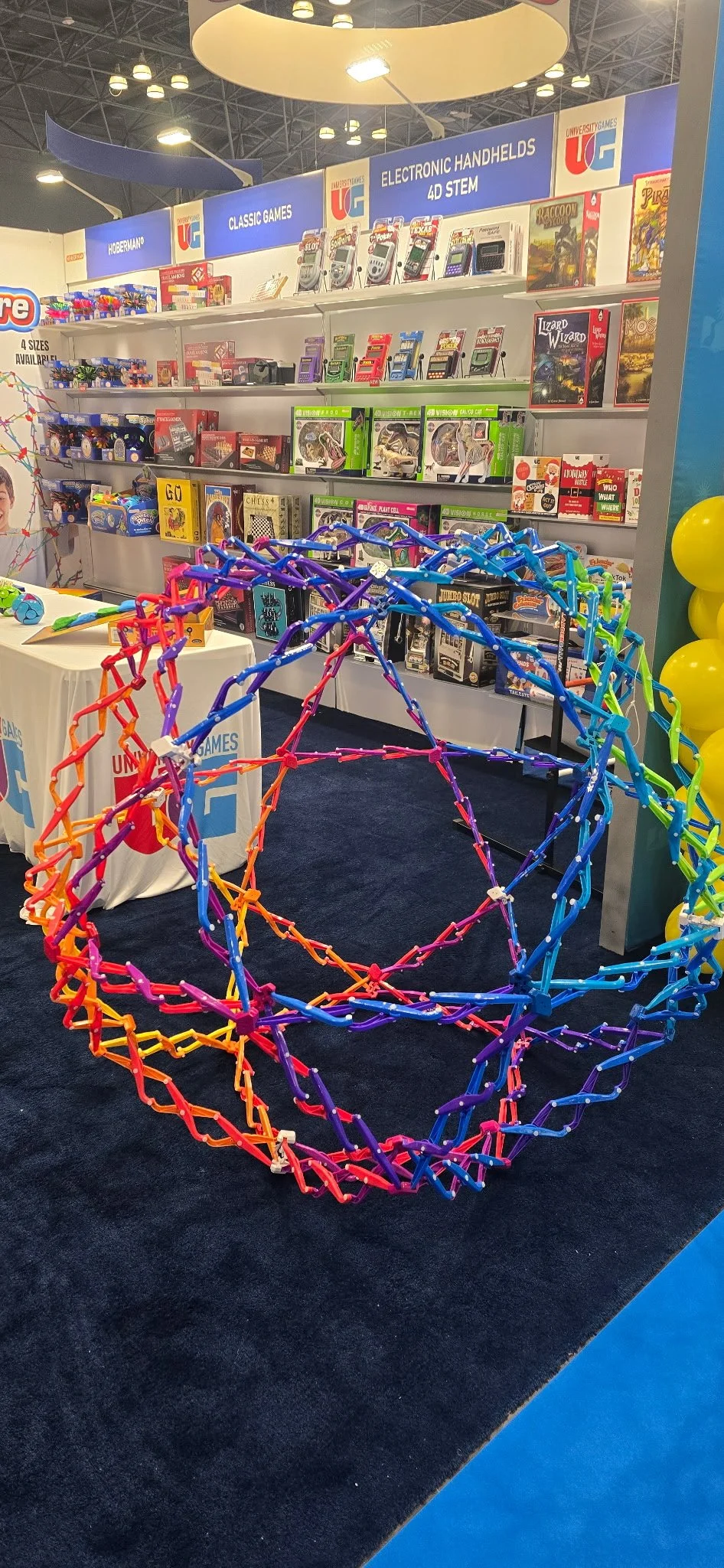 New! Don't miss the Hoberman Sphere from University Games!