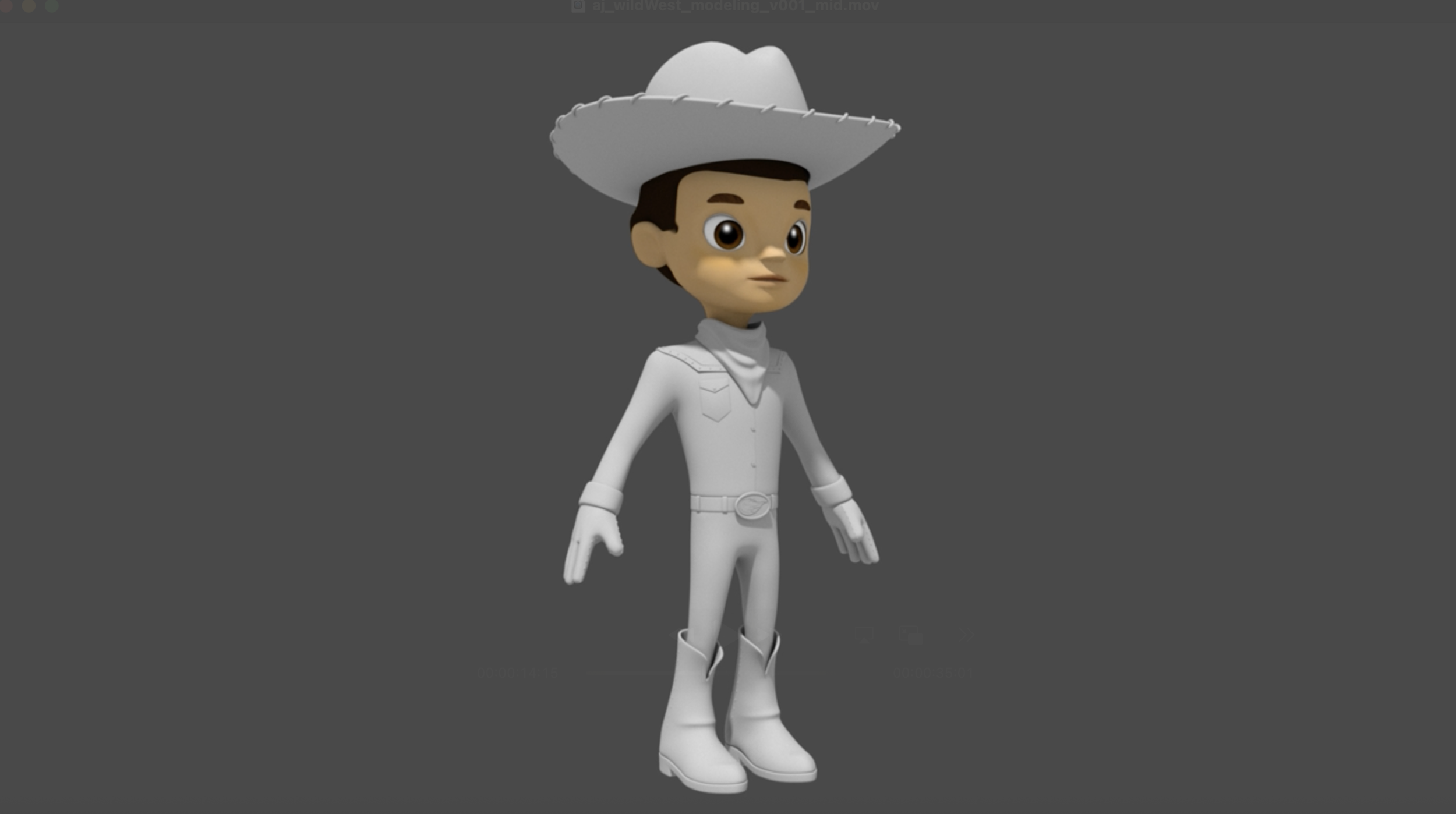 Wild West Costume - Modeling 