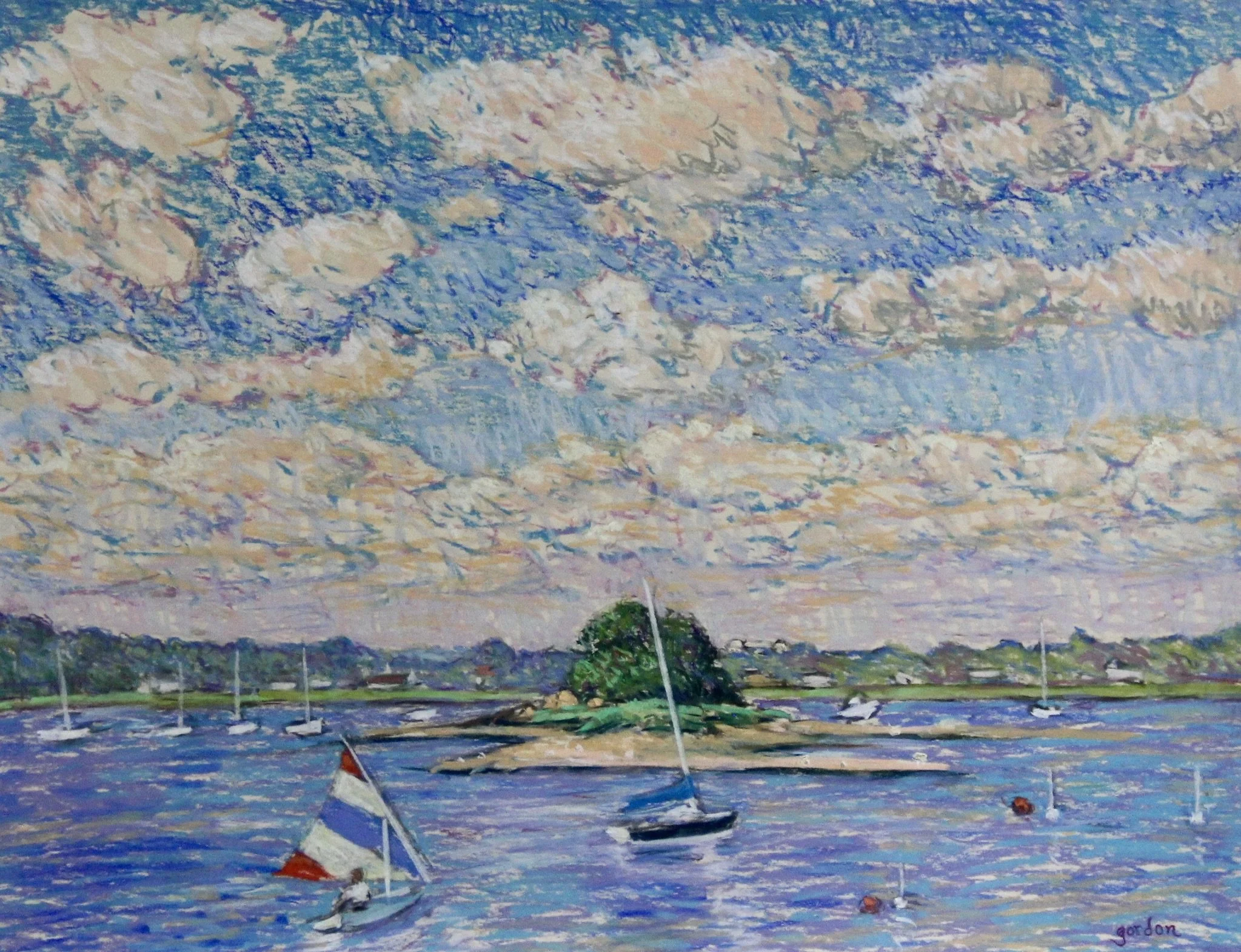 Big Sky Over Greenwich Island 