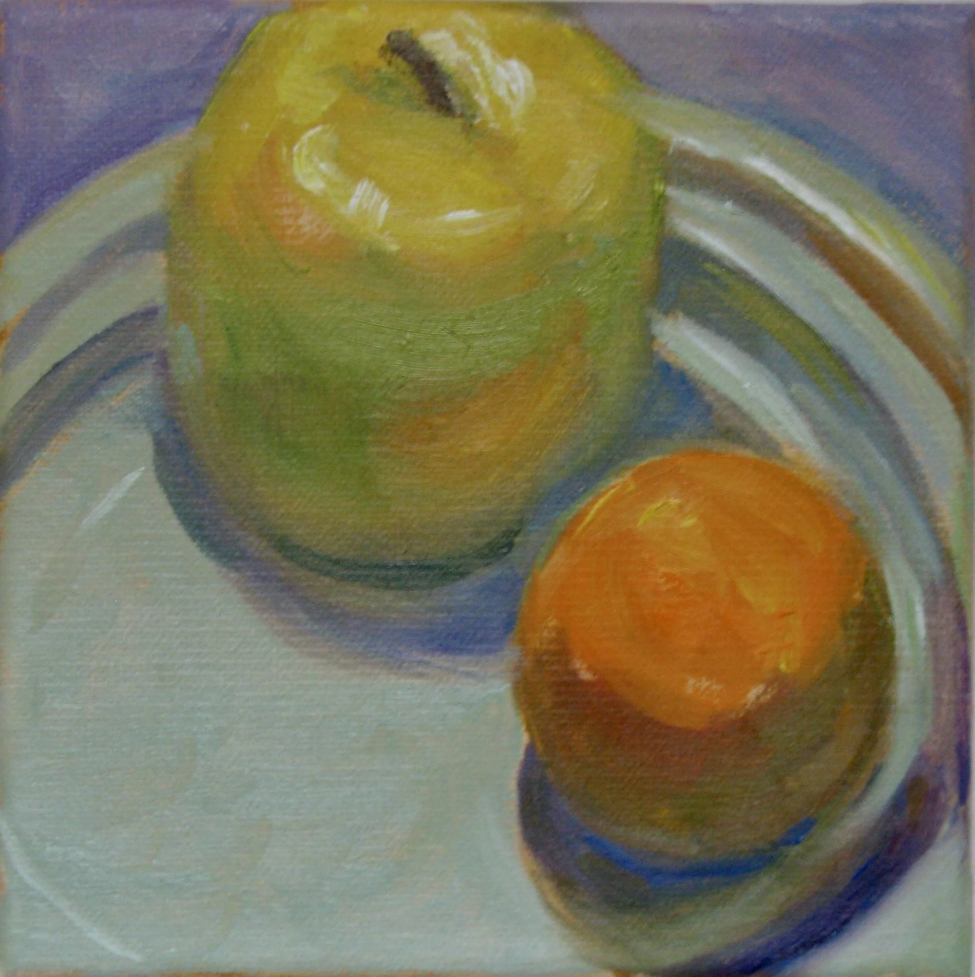 Golden Delicious and Tangerine 