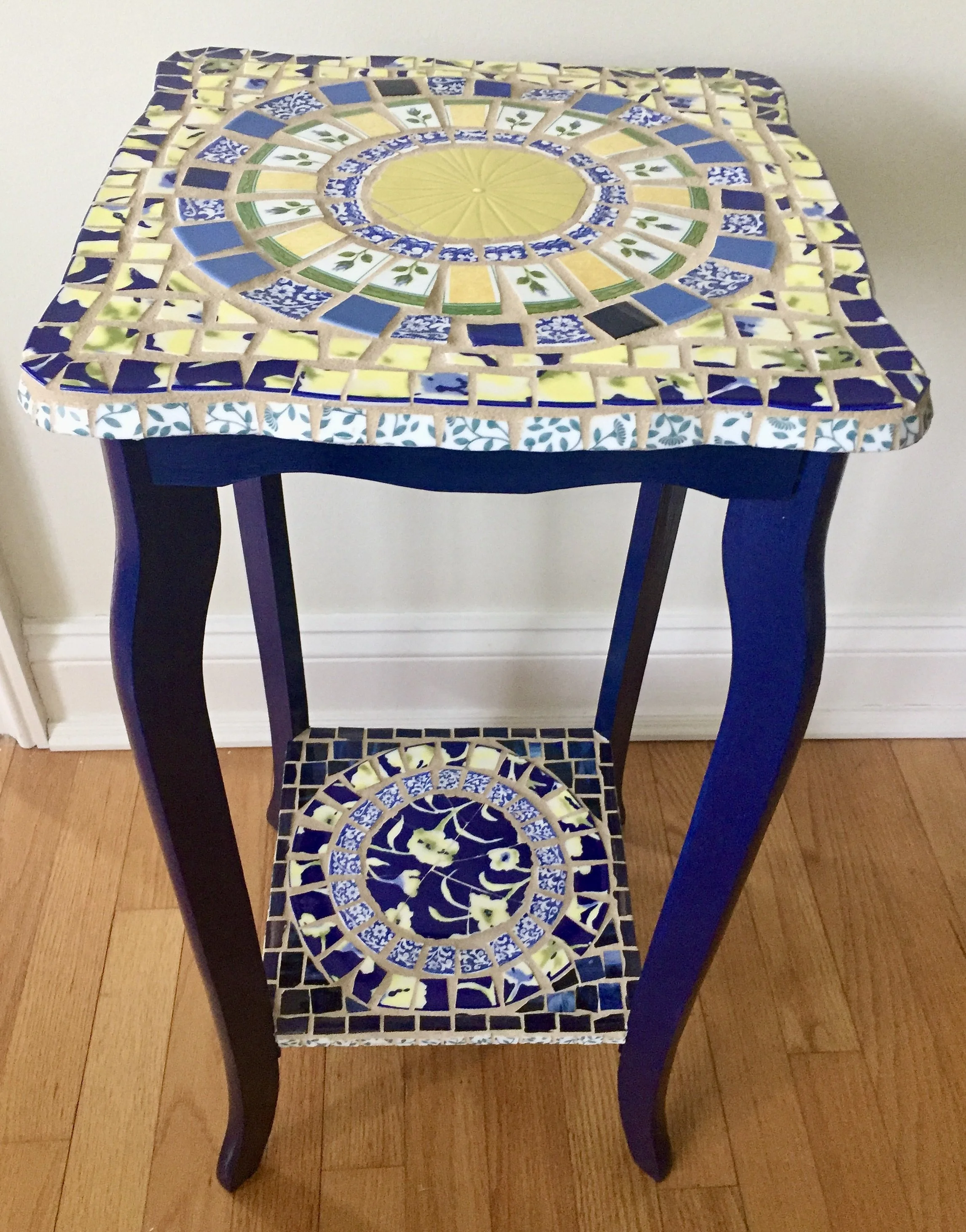 Blue &amp; Yellow Table 
