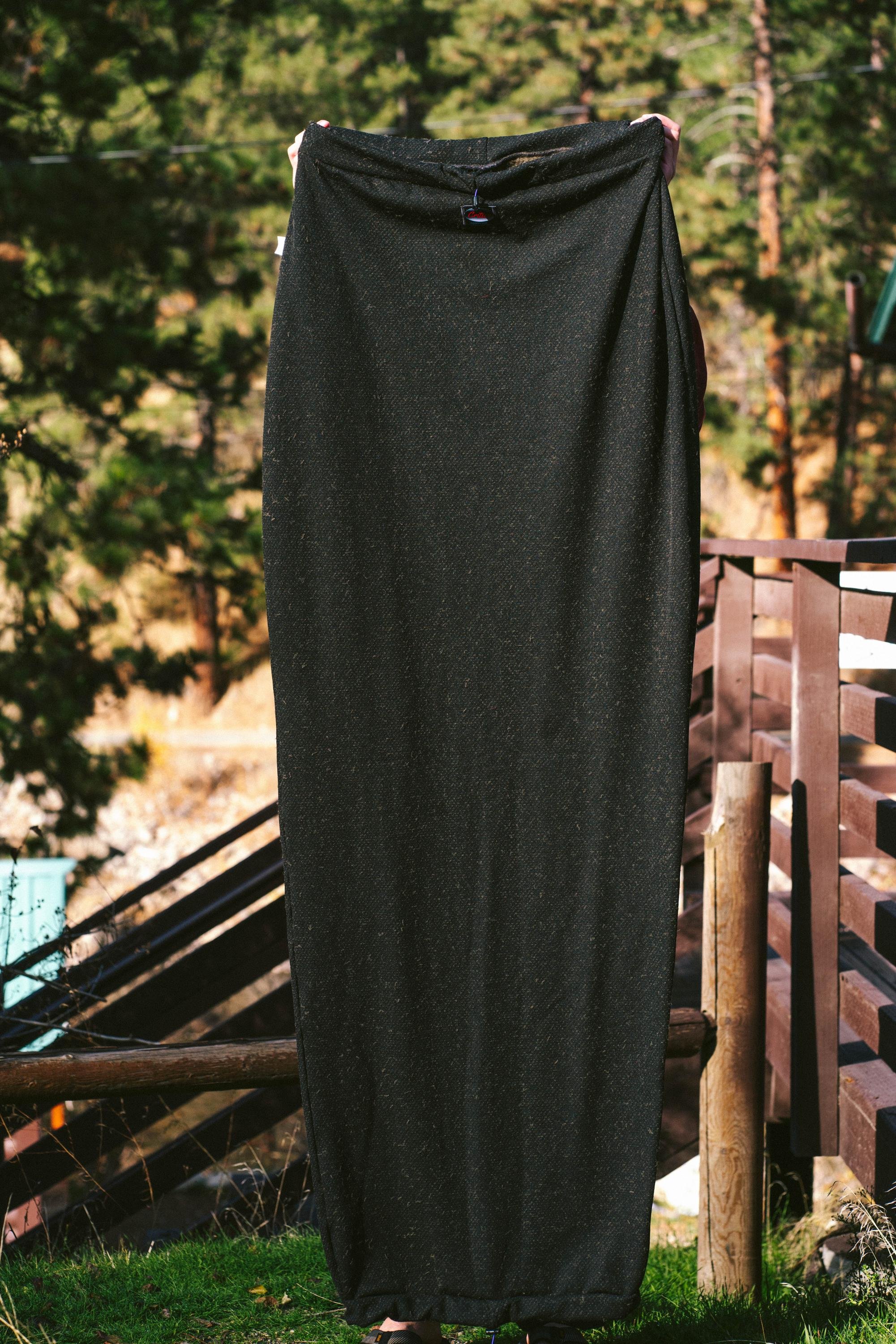 Potato Sack Sleeping Bag Liner: Drawcord Footbox