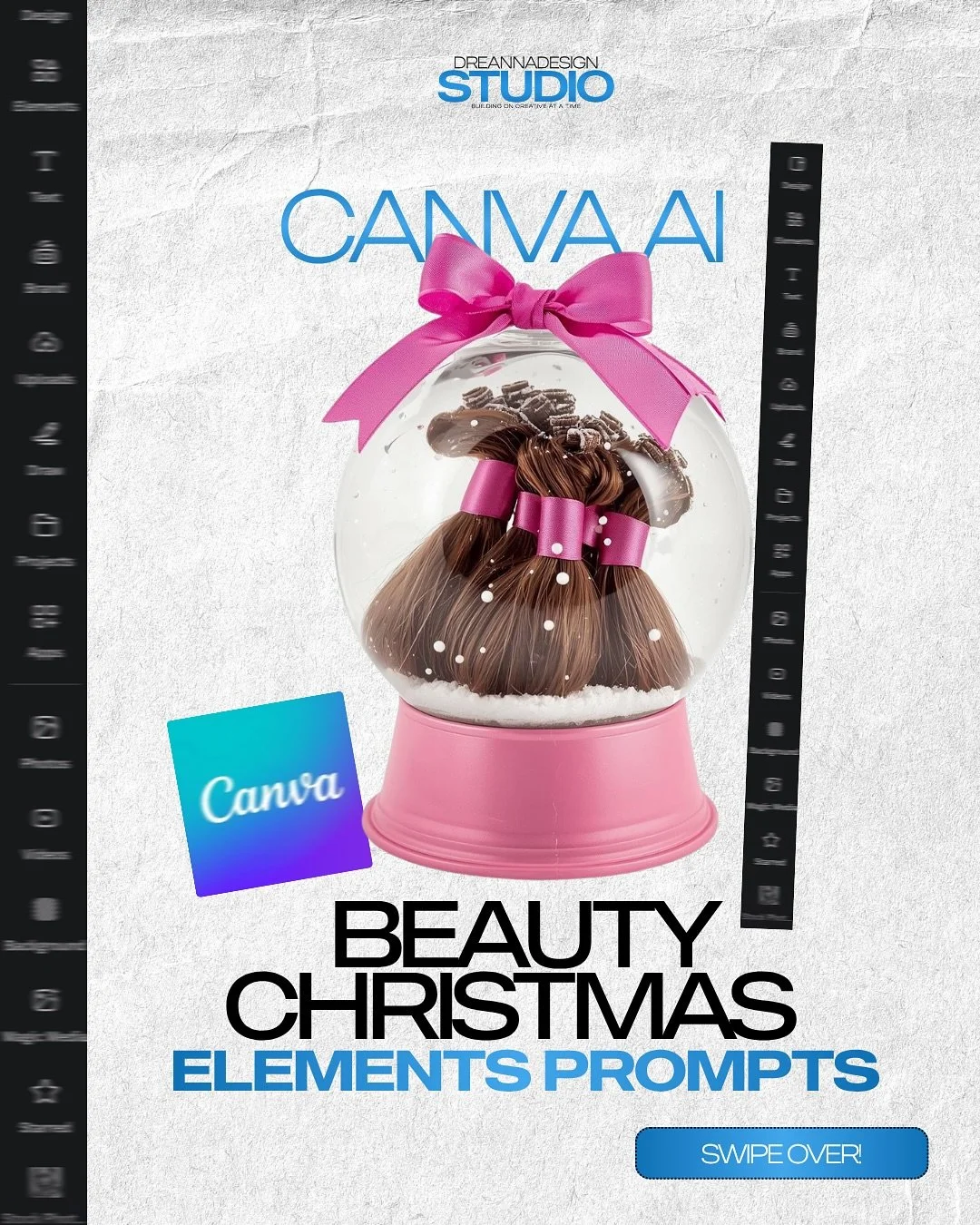 Another round of @canva Ai elements &amp; I&rsquo;m HERE for ! I&rsquo;ve been able to use this exact prompts for the results I&rsquo;m showing you guys ! Copy &amp; Paste these exact prompts to get these results 

Canva isn&rsquo;t only about design