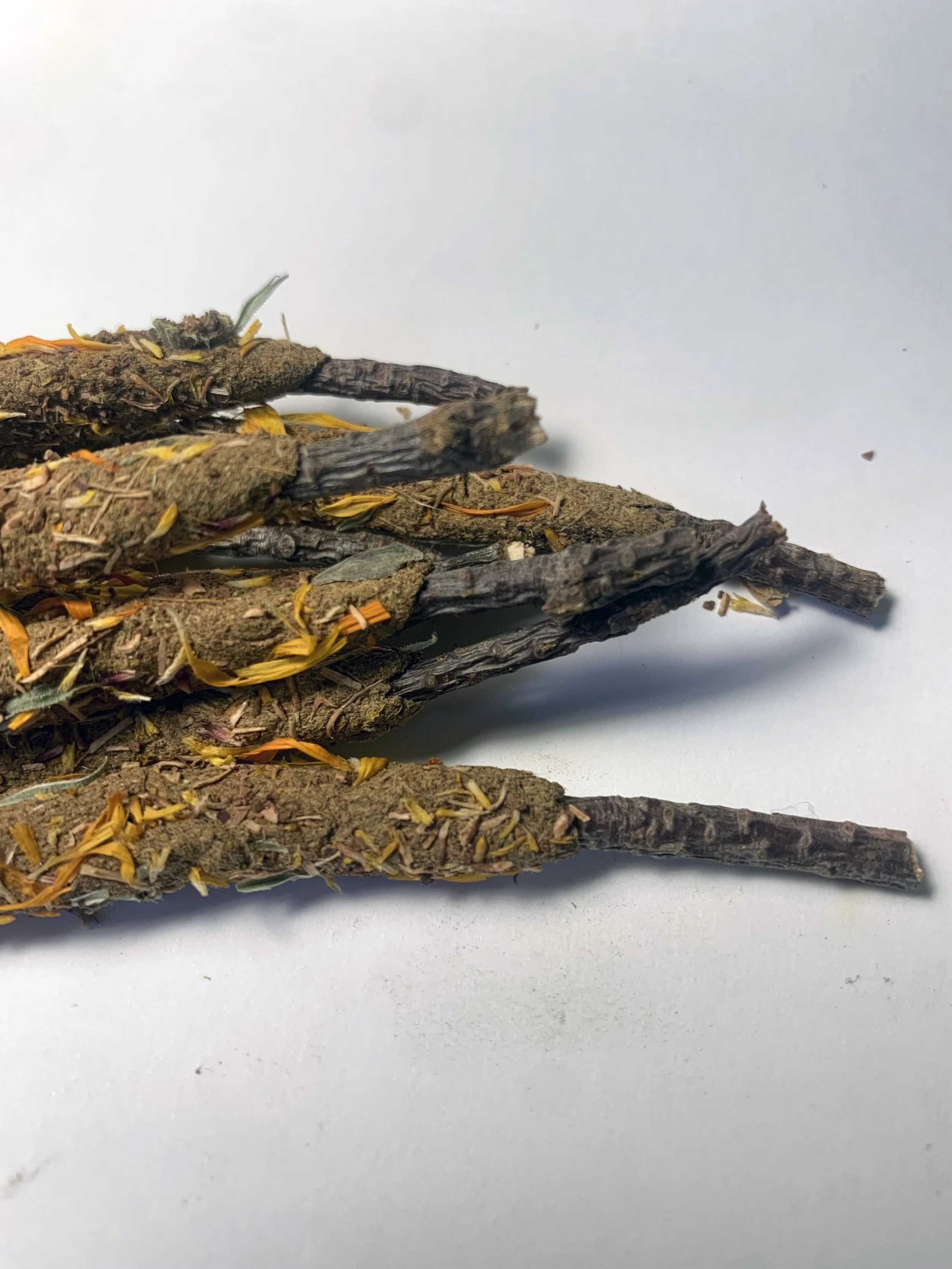 Thick Hand-Rolled Pine Sticks (Set of 4)