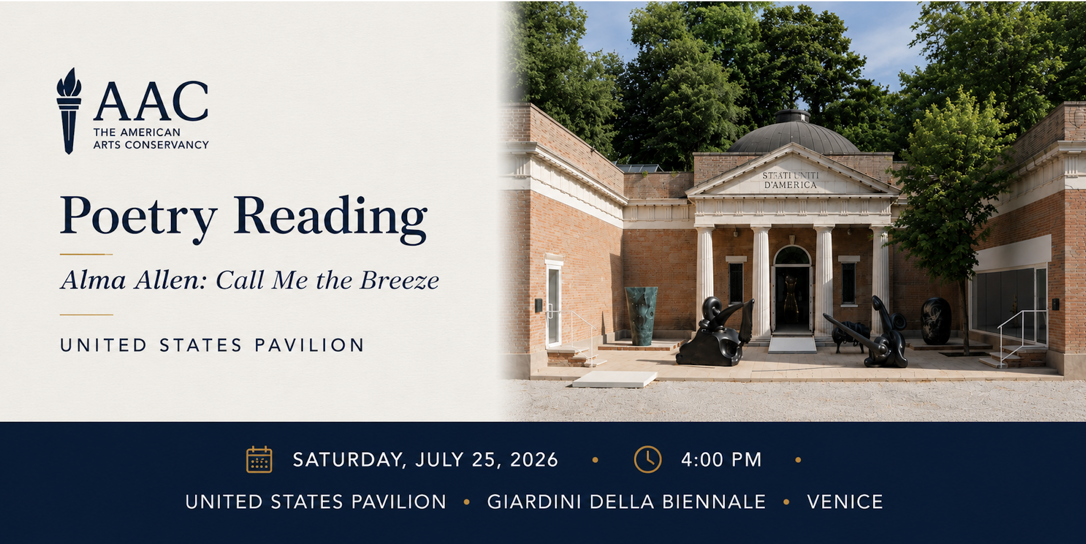 Poetry Reading at the United States Pavilion