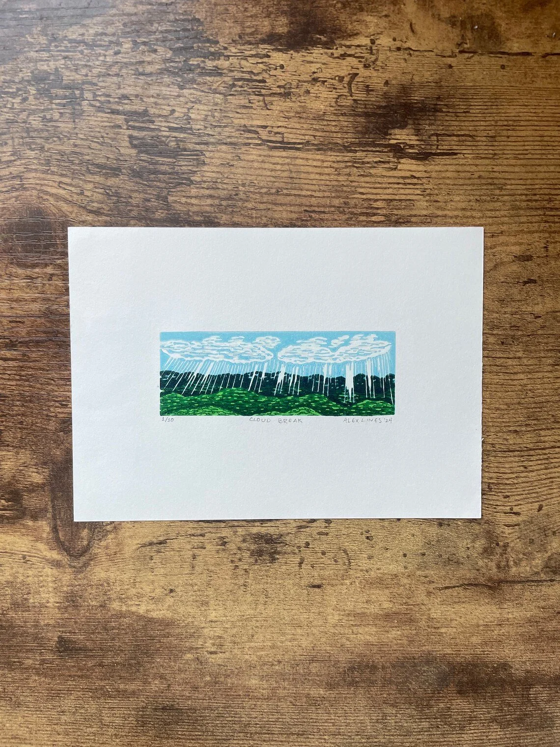 Cloud Break - Reduction Print