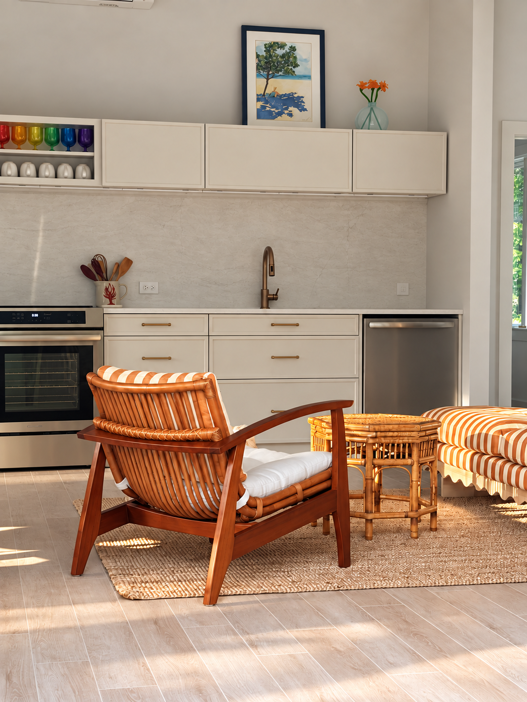 Polished kitchen with stainless oven.png