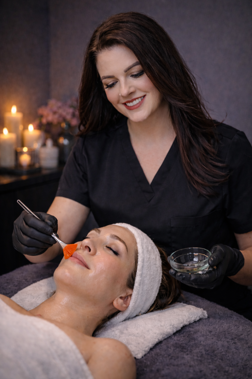 Professional chemical peel facial at Calla Ink & Aesthetics in Lakewood Ranch for smoother, brighter skin.