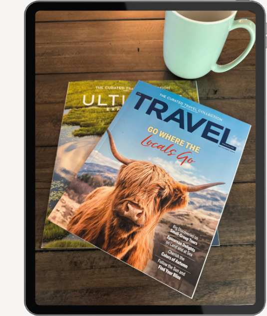 Curated Travel Collection, magazine, travel planning