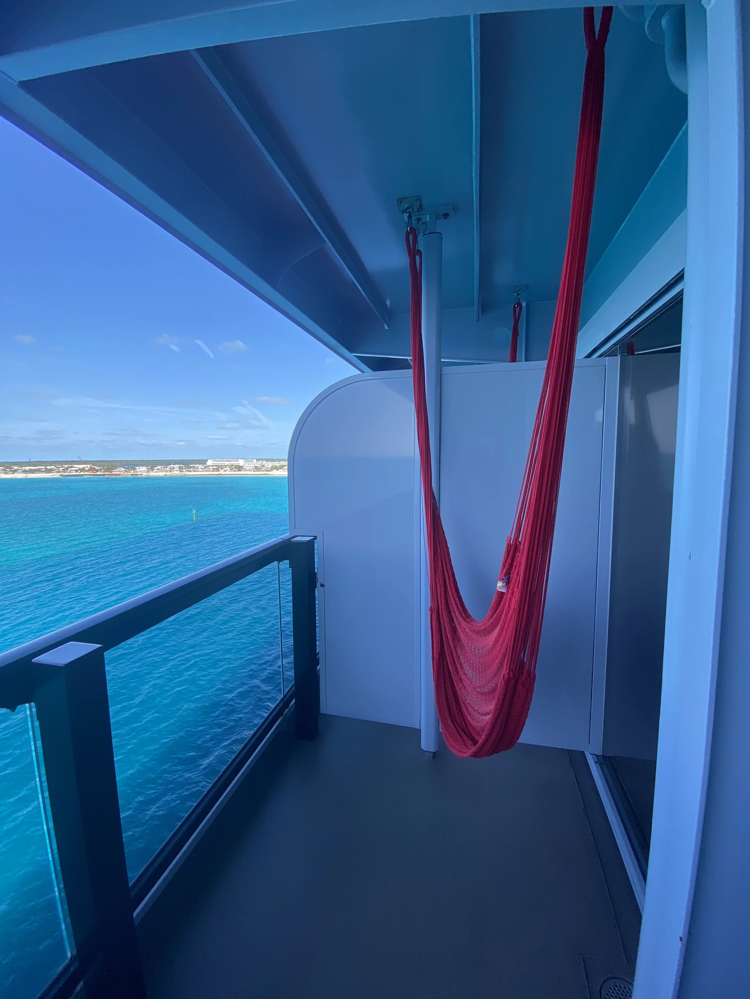 Relaxing adults only cruise with sweeping balcony views.