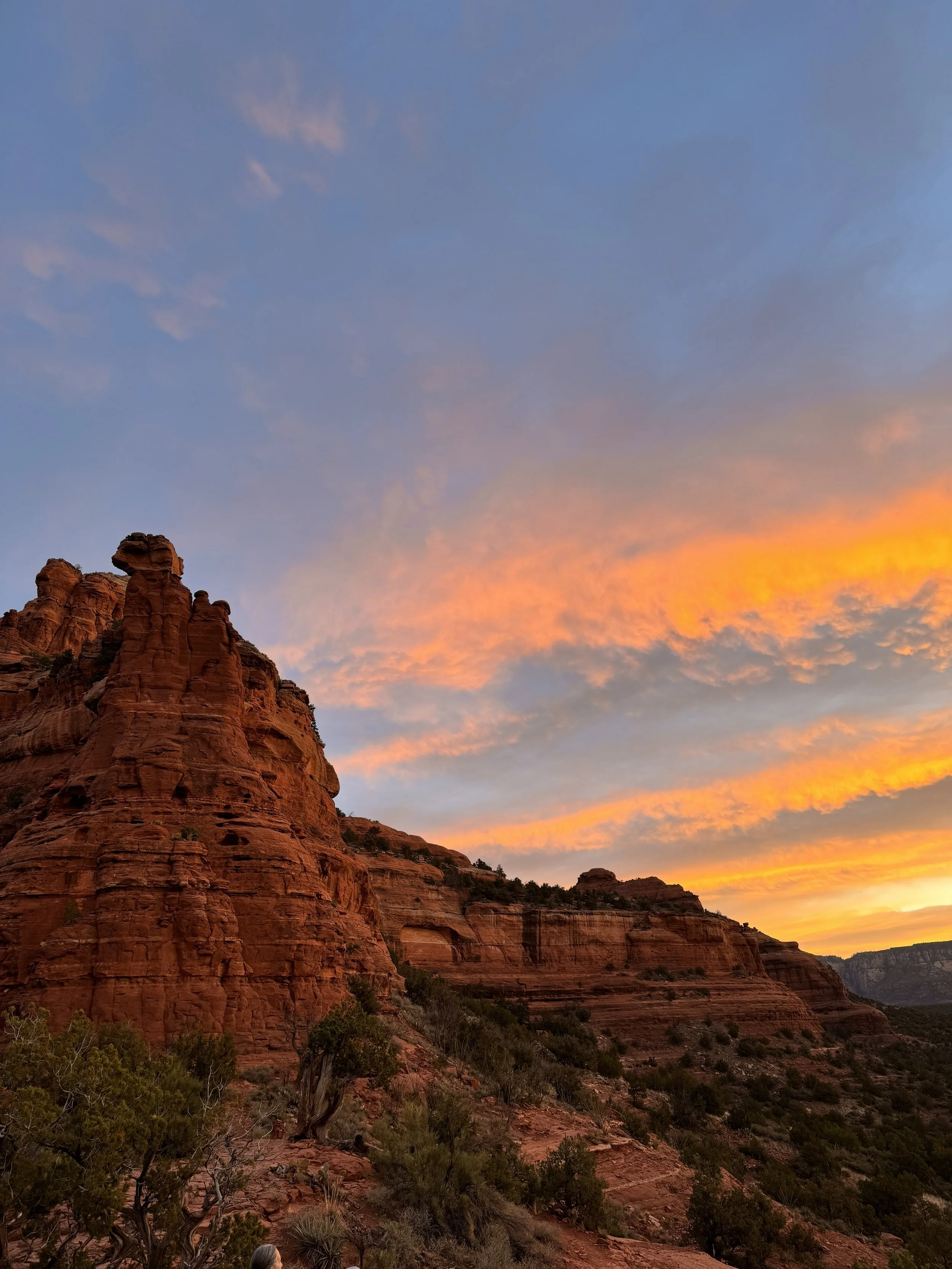 Gorgeous painted sky sunrises in Sedona will take your breath away.