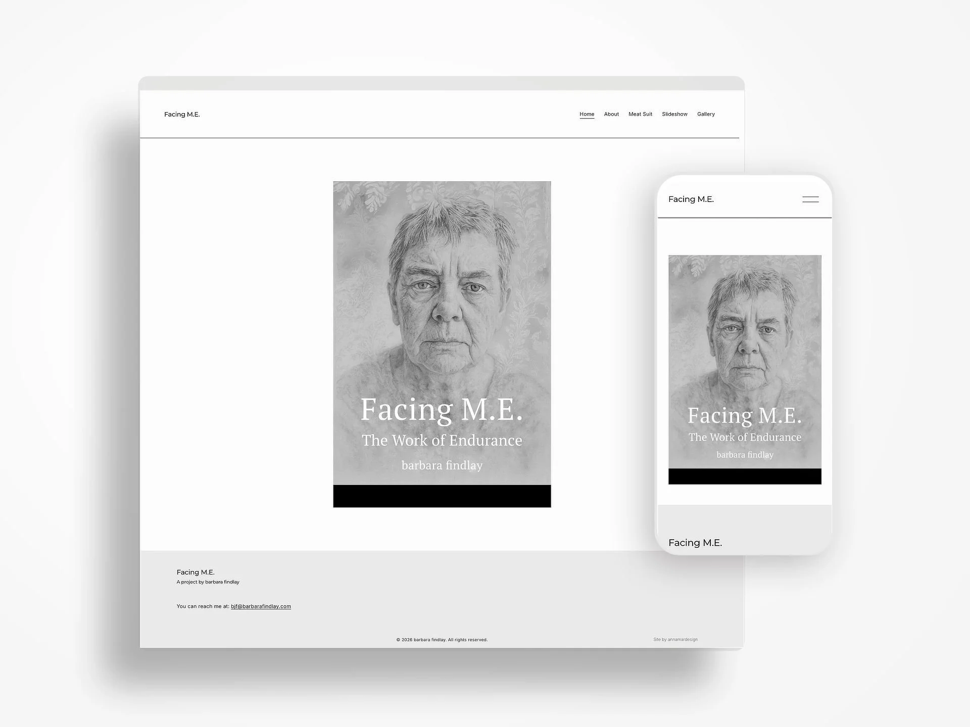Facing M.E. - Website Design