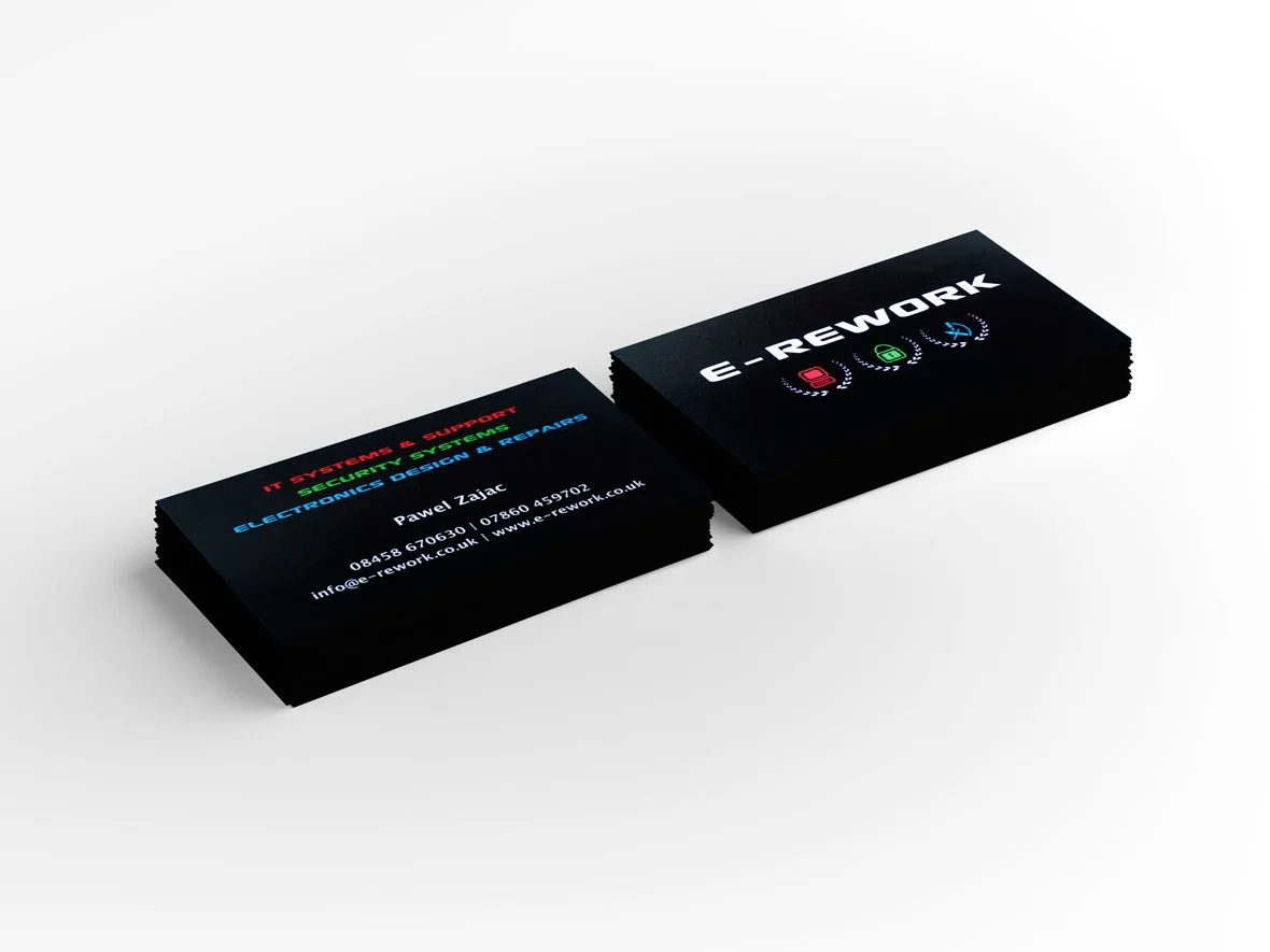 E-Rework - Brand Identity & Print Design