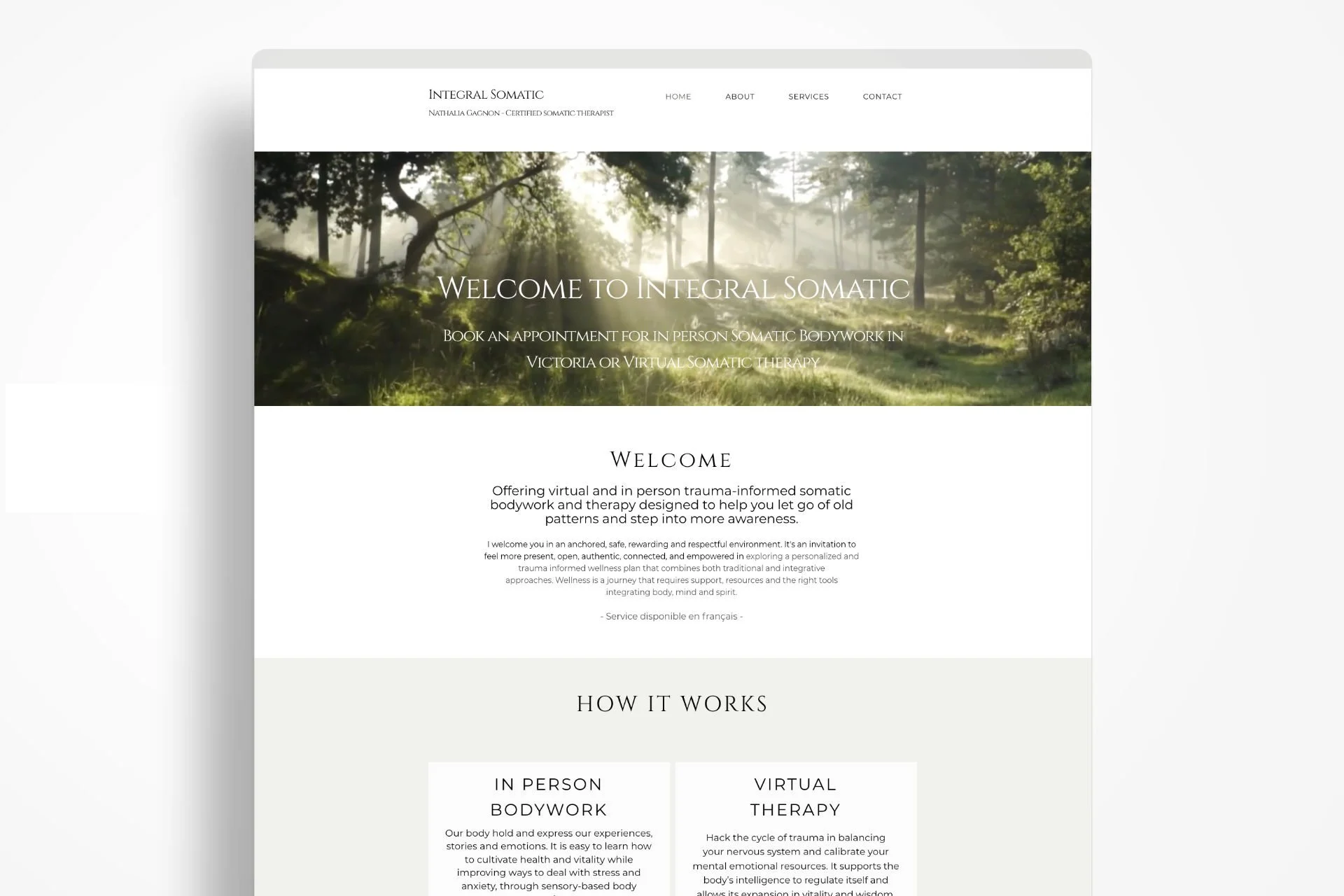 Integral Somatic Website Audit and SEO by Anna Mar Design