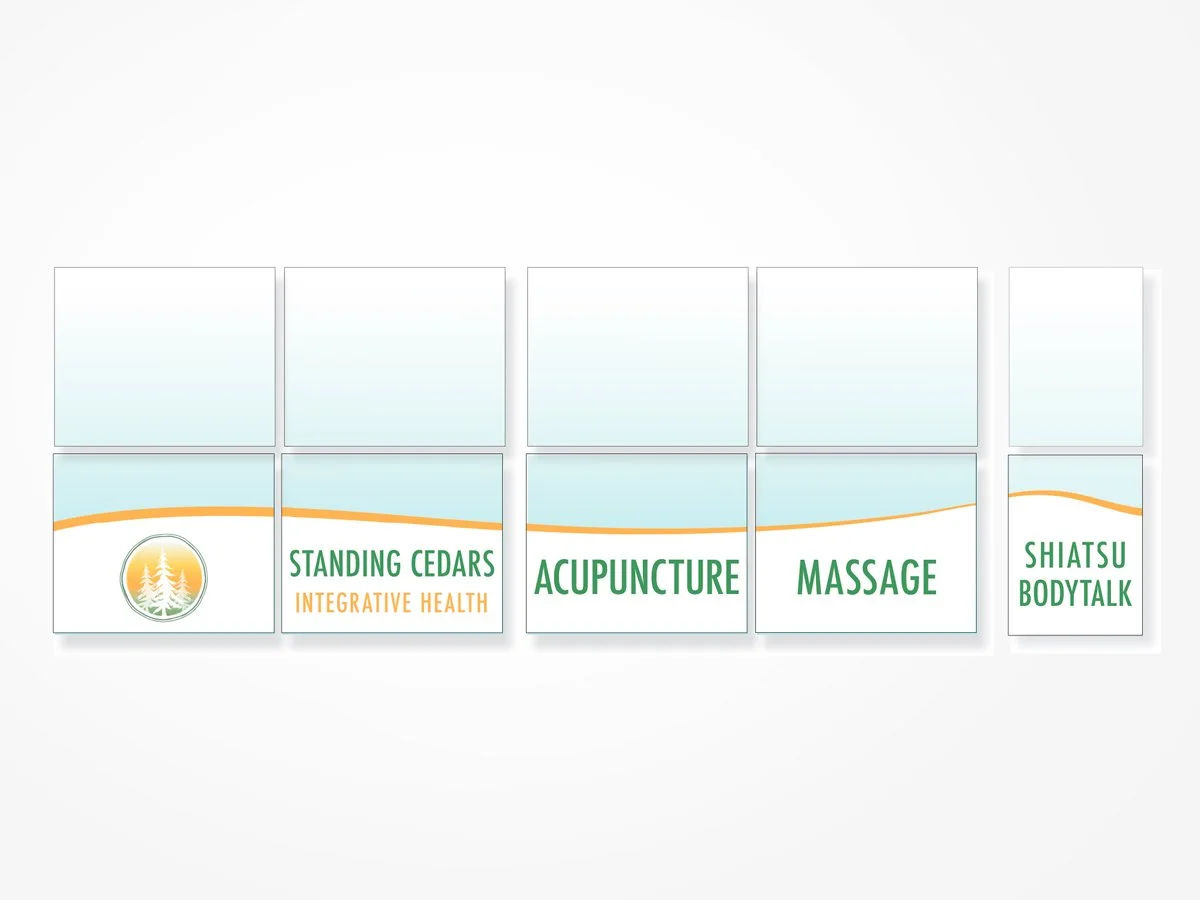 Standing Cedars - Large-Scale Print Design