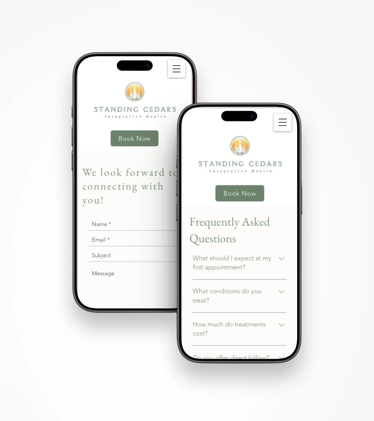 Standing Cedars Website Redesign Anna Mar Design