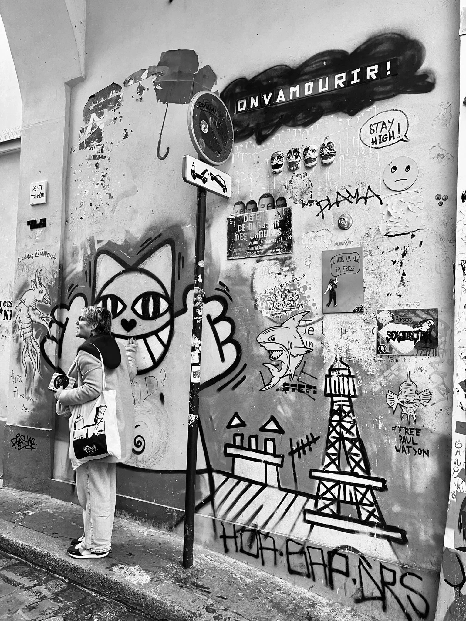 Le street art au pied de Montmartre 