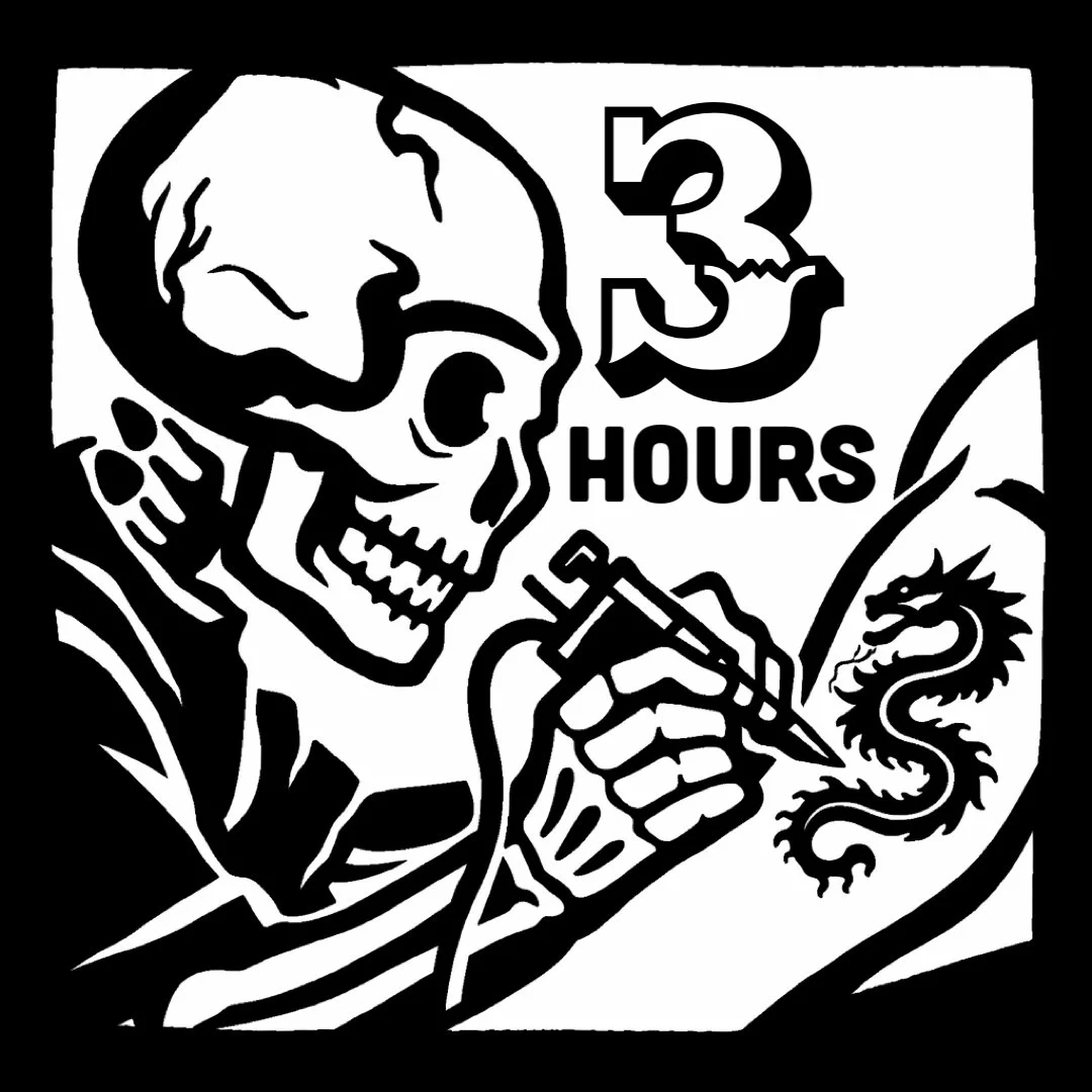 3 Hour Tattoo Session