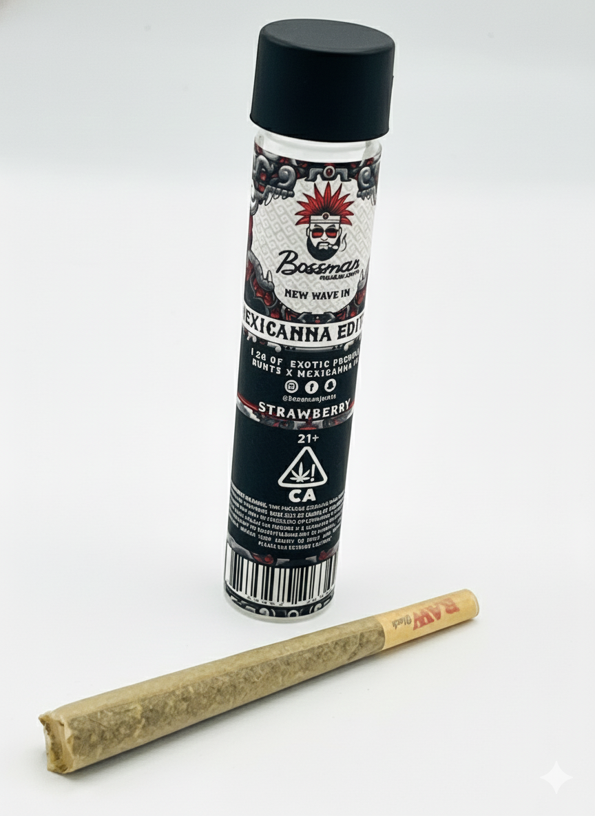 BOSSMAN JOINTS- MEXICANNA EDITION-STRAWBERRY [HYBRID]