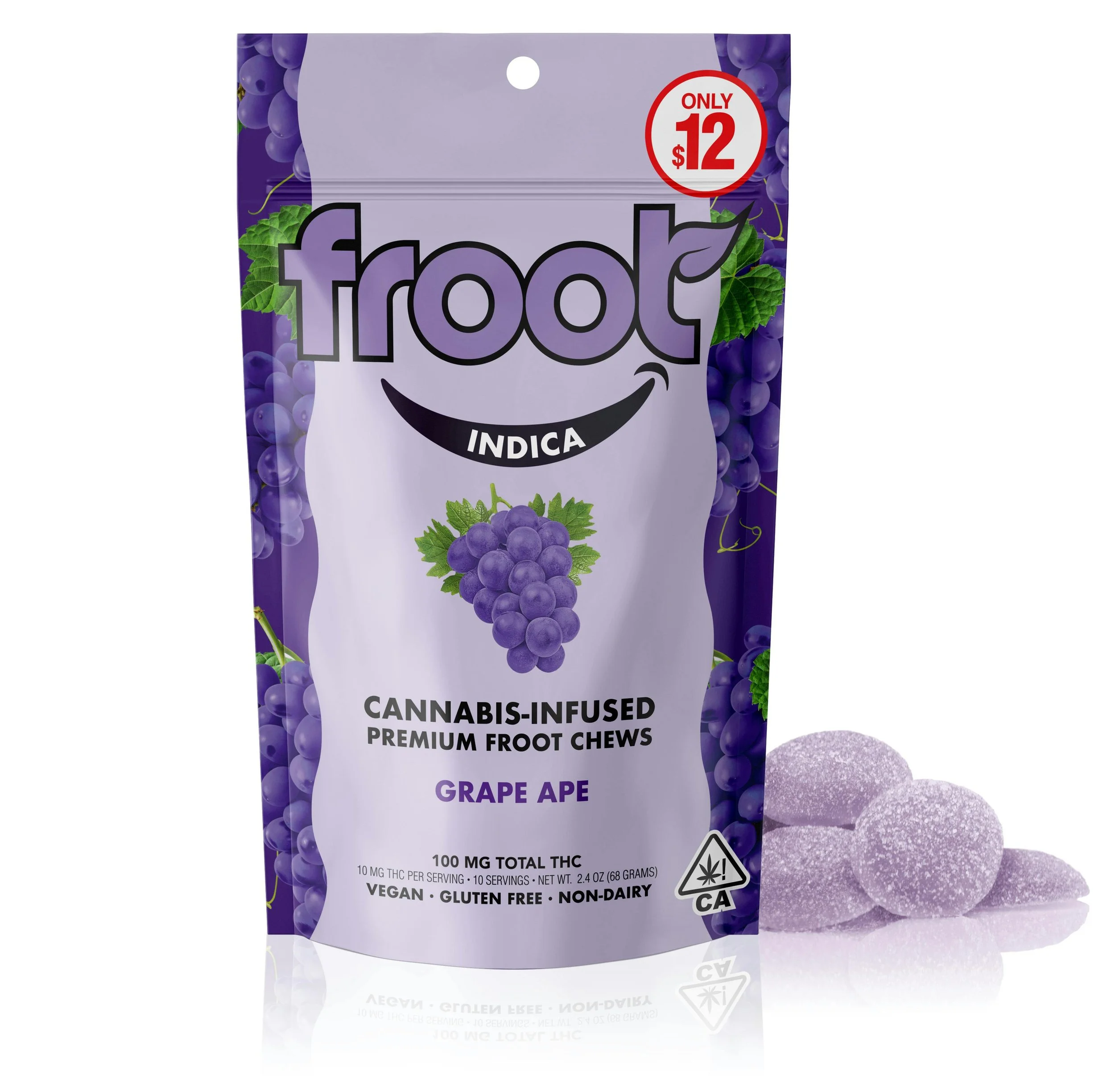 FROOT GRAPE APE INDICA 100MG