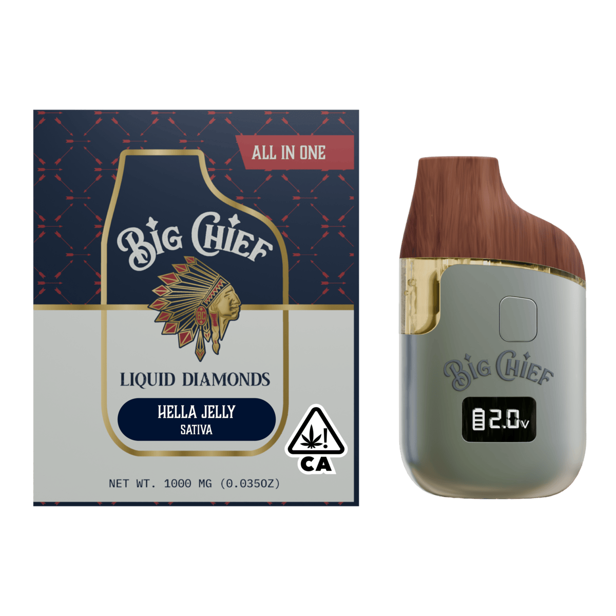 BIG CHIEF 1G DISPOSABLE HELLA JELLY