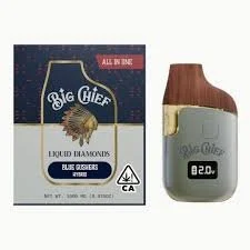 BIG CHIEF 1G DISPOSABLE BLUE GUSHERS