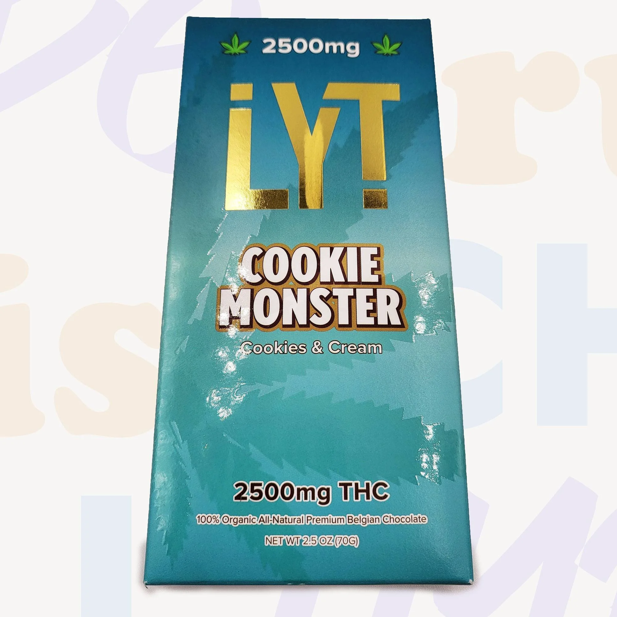 LYT THC CHOCOLATE 2,500MG COOKIE MONSTER