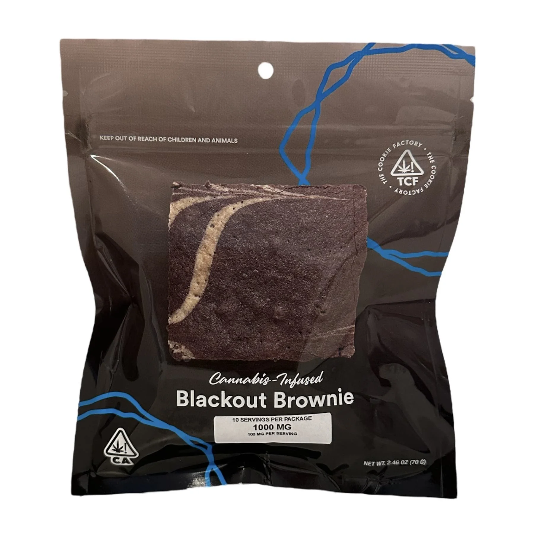 BLACKOUT BROWNIE 1,000 THC