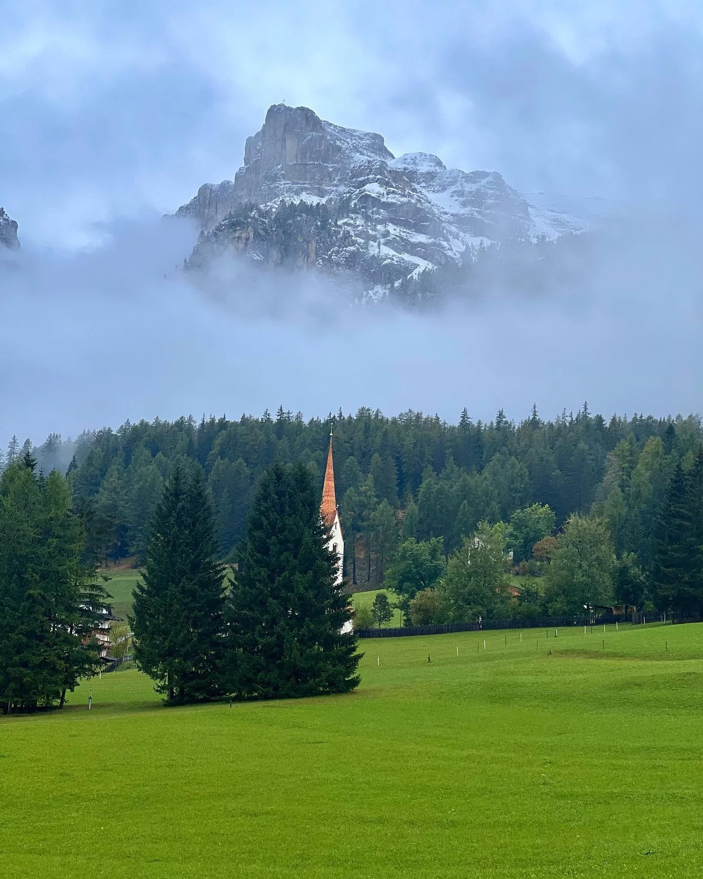 You could feel its vastness even when buried in the clouds.