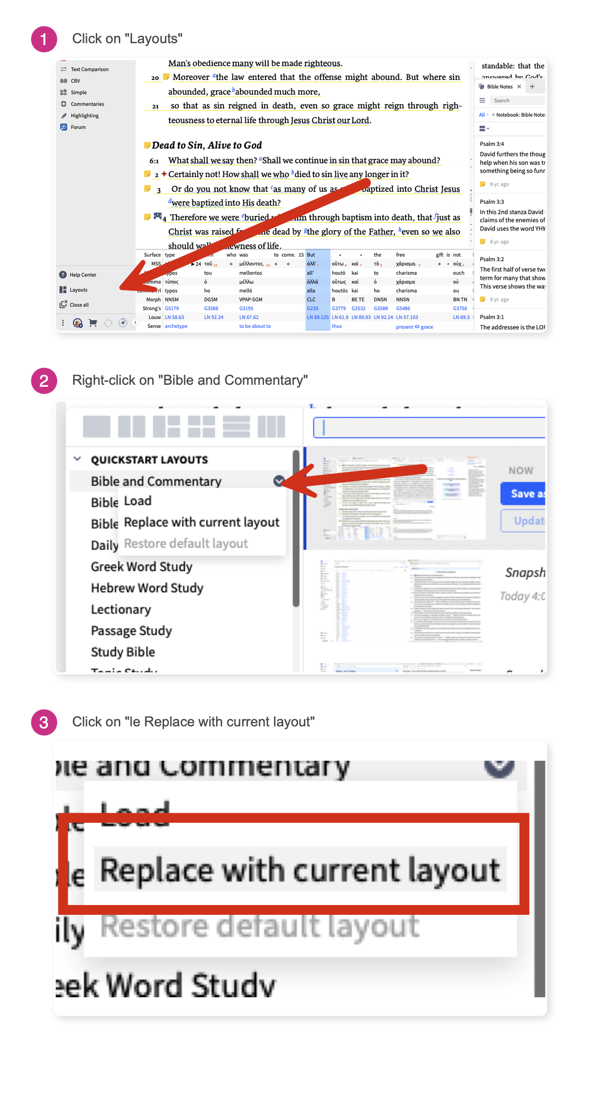 customize the quickstart layout